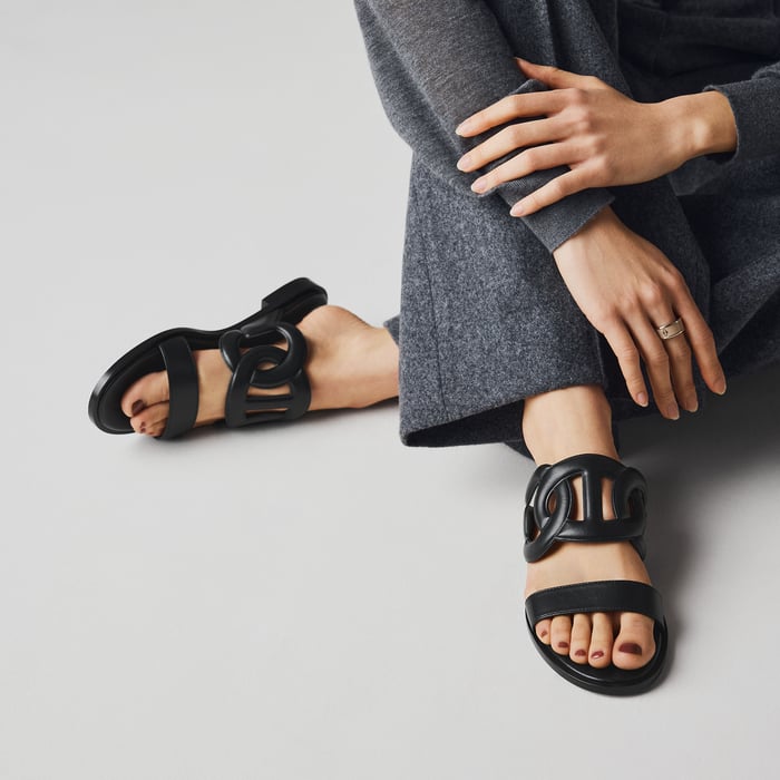 Noir Lagune Sandal
