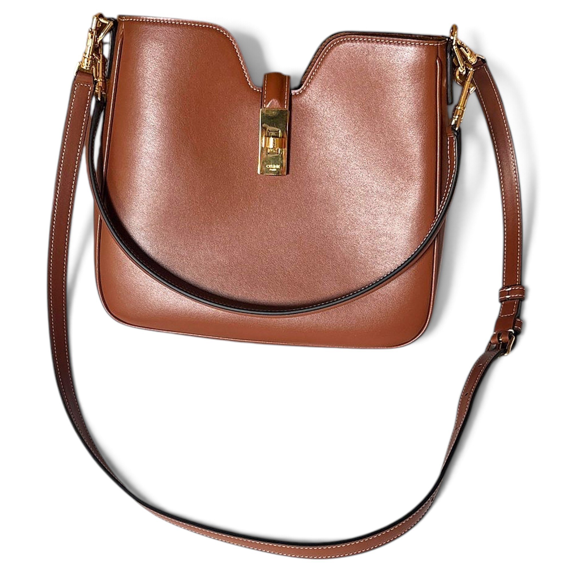 Camille leather crossbody bag