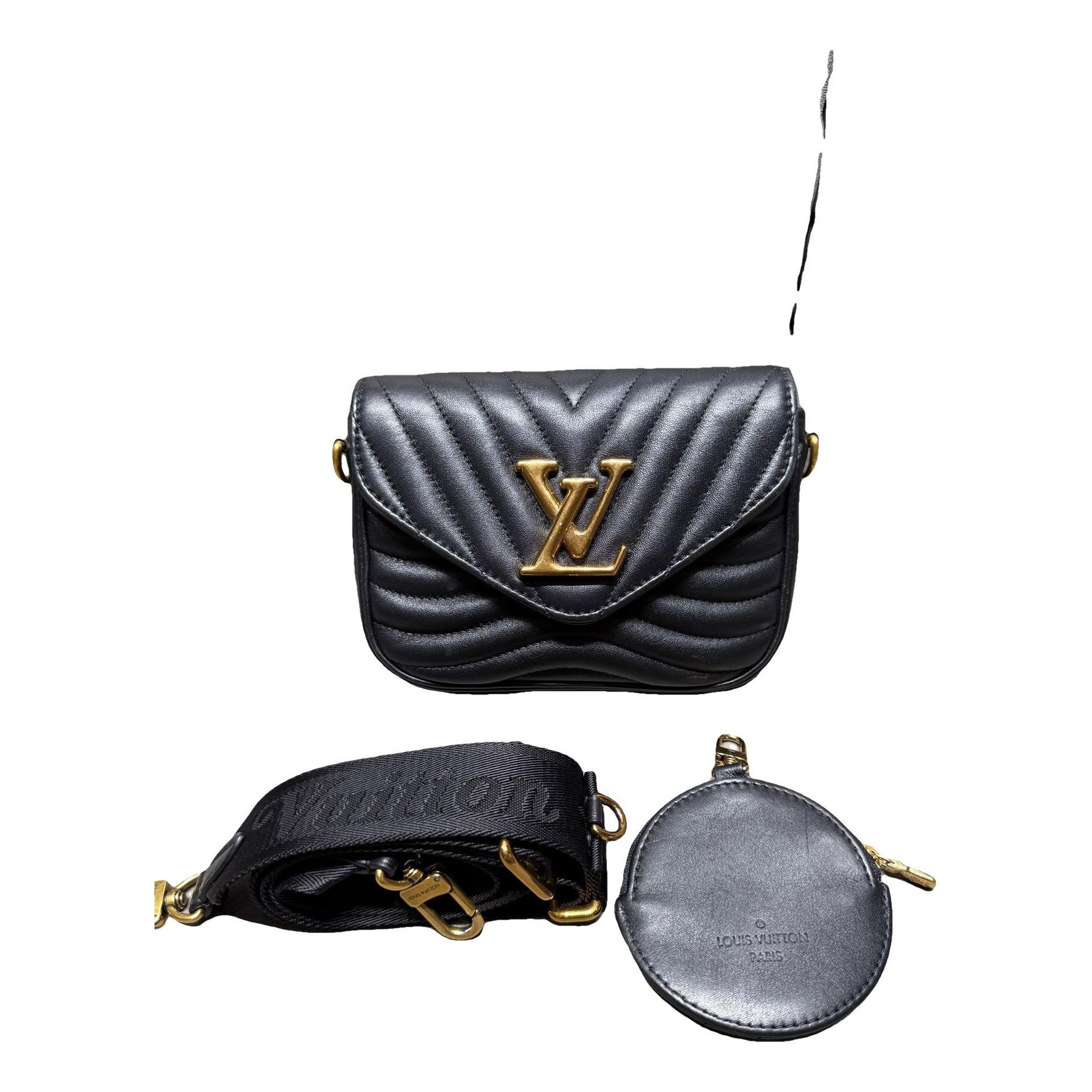 Multi-Pochette New Wave leather tote