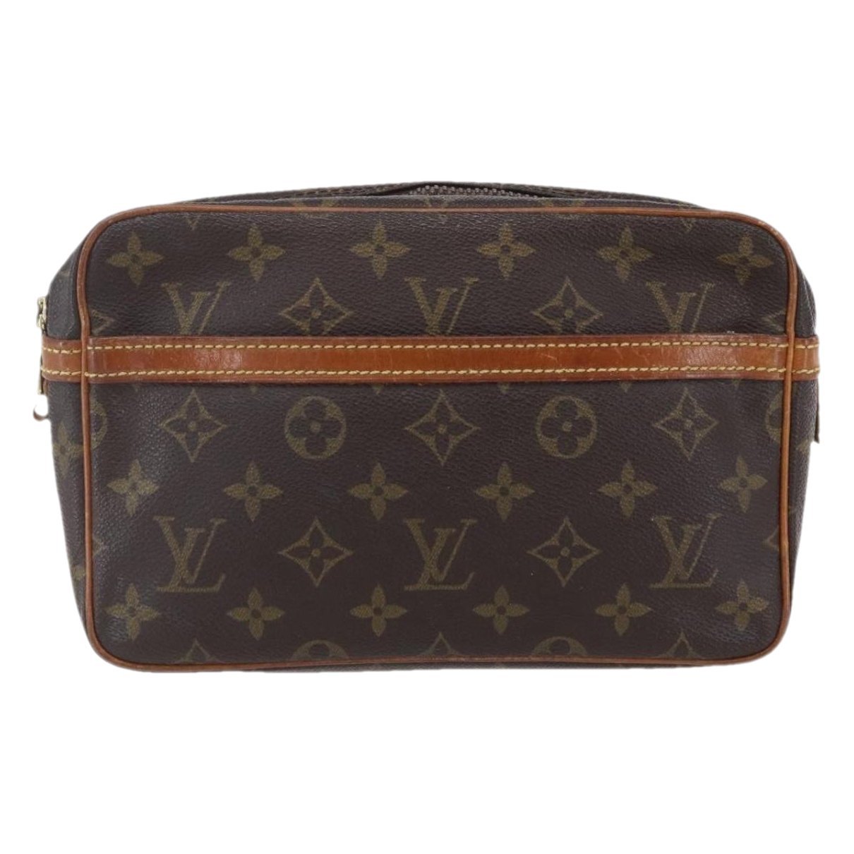 Leather clutch bag