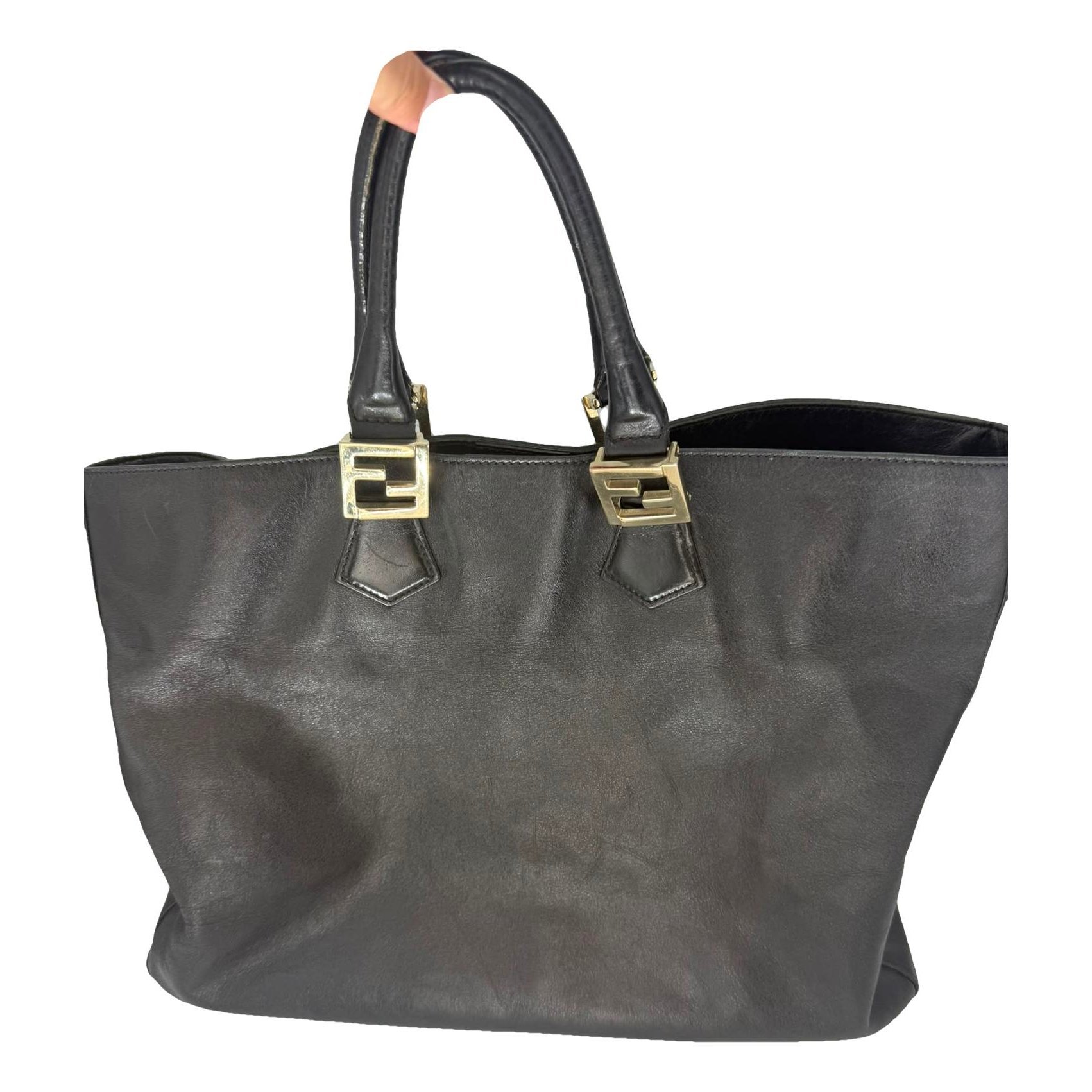 Leather handbag