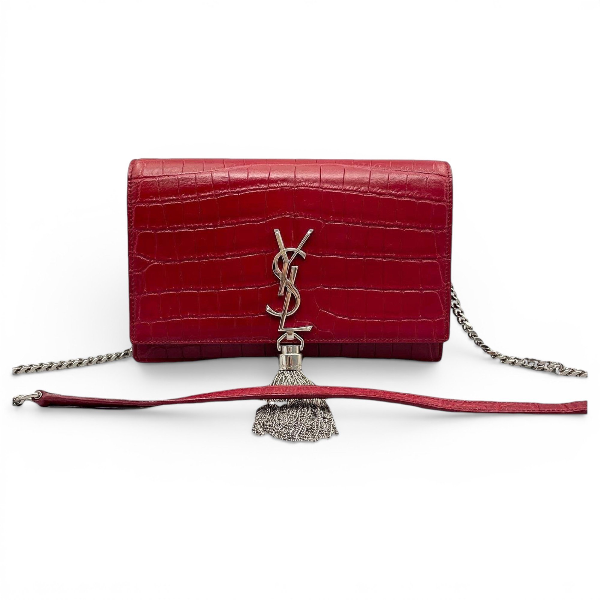 Pompom Kate leather handbag