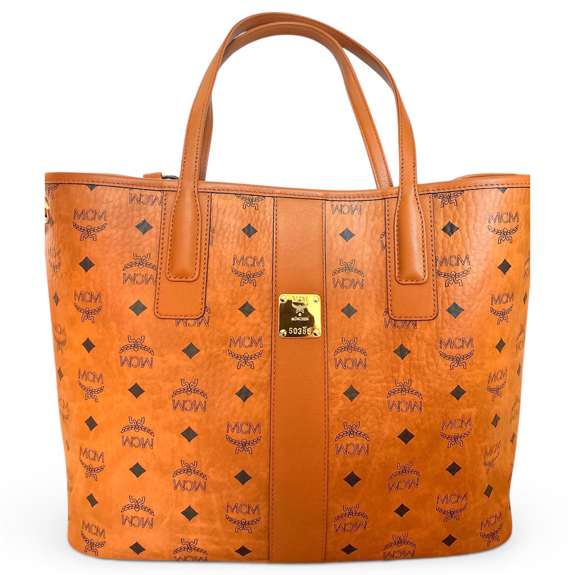 Leather tote