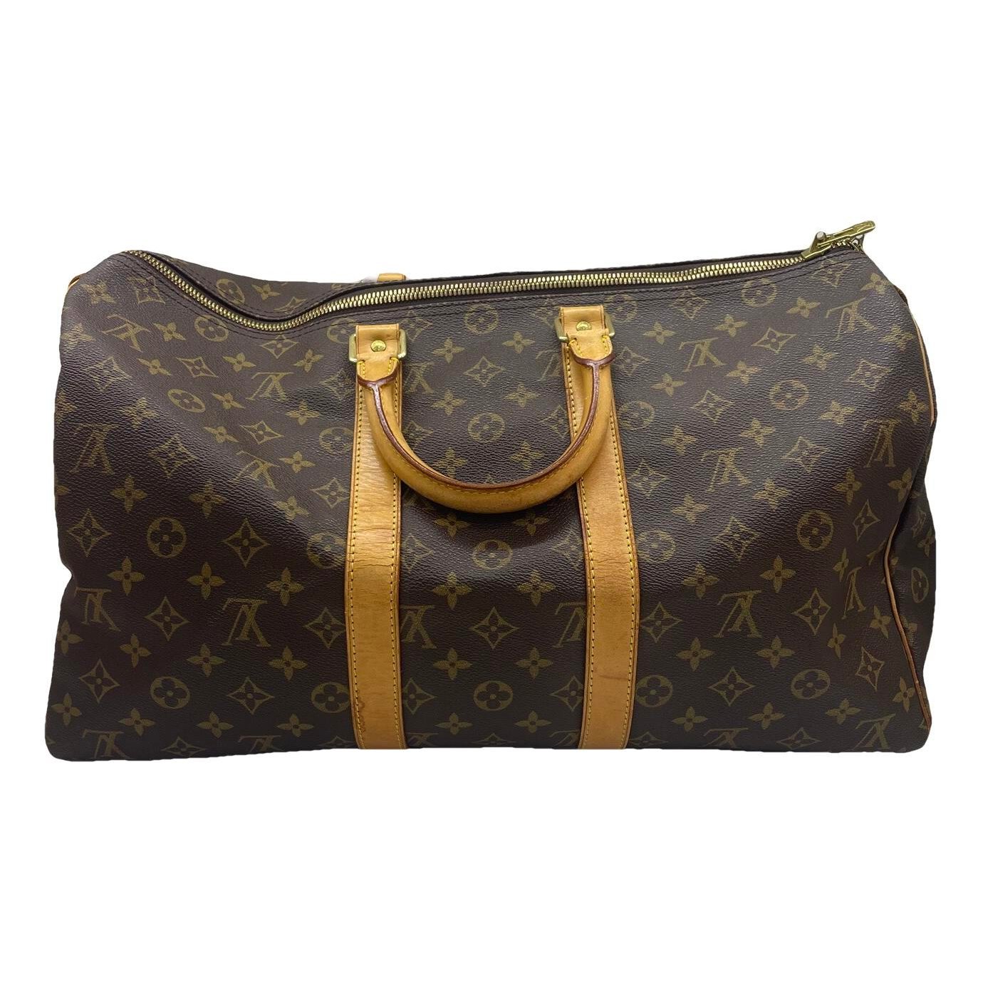 Keepall vegan leather travel bag