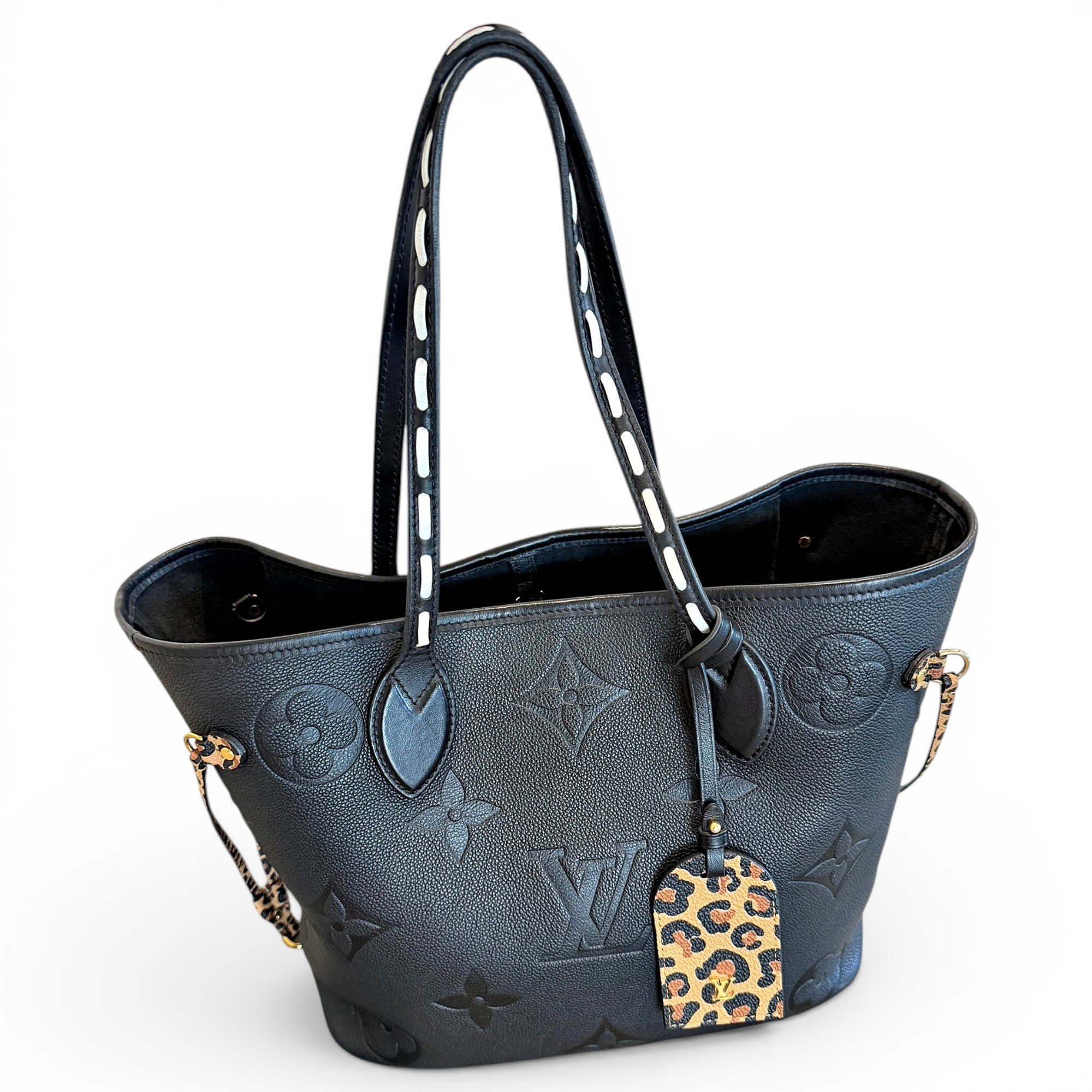 Neverfull leather tote