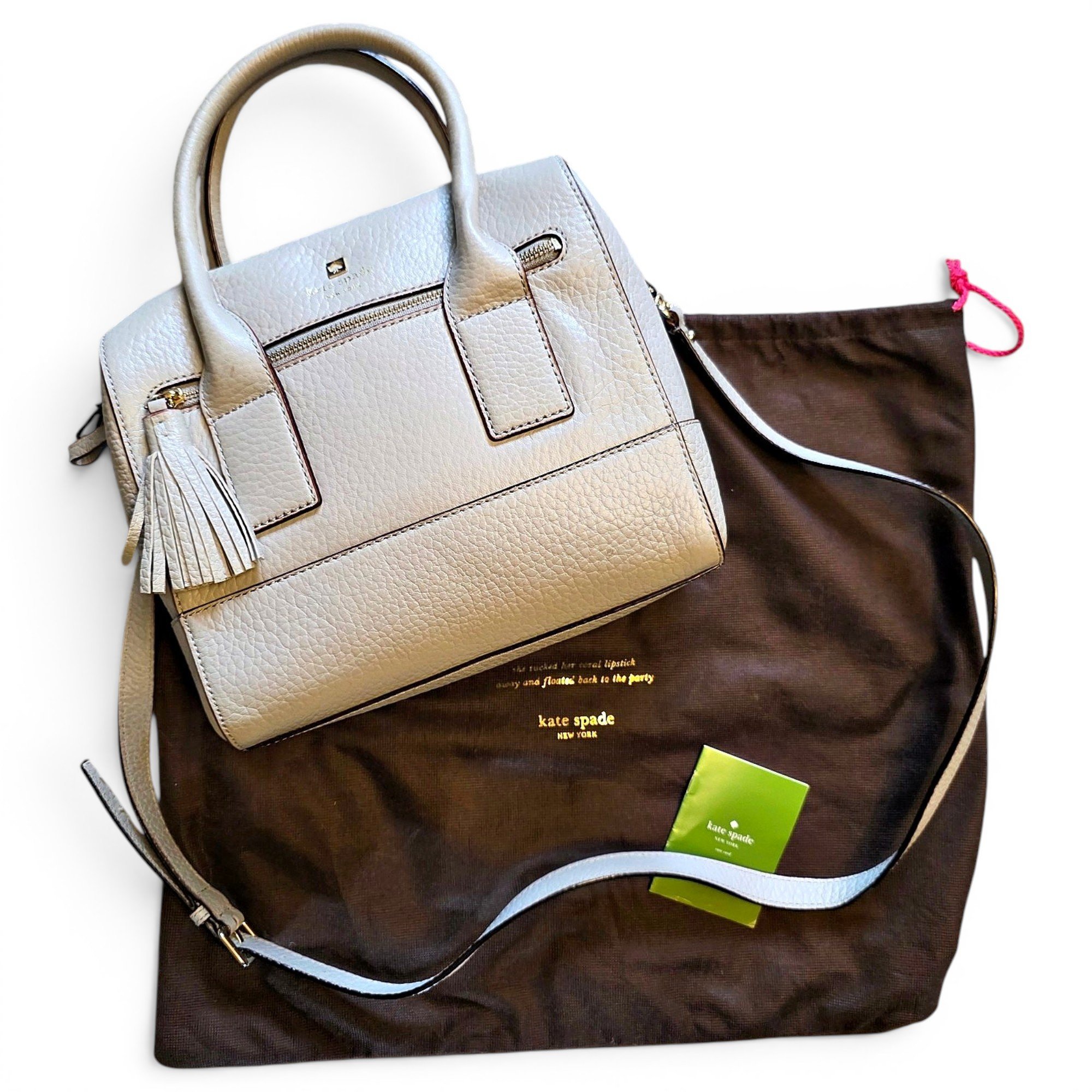 Leather satchel
