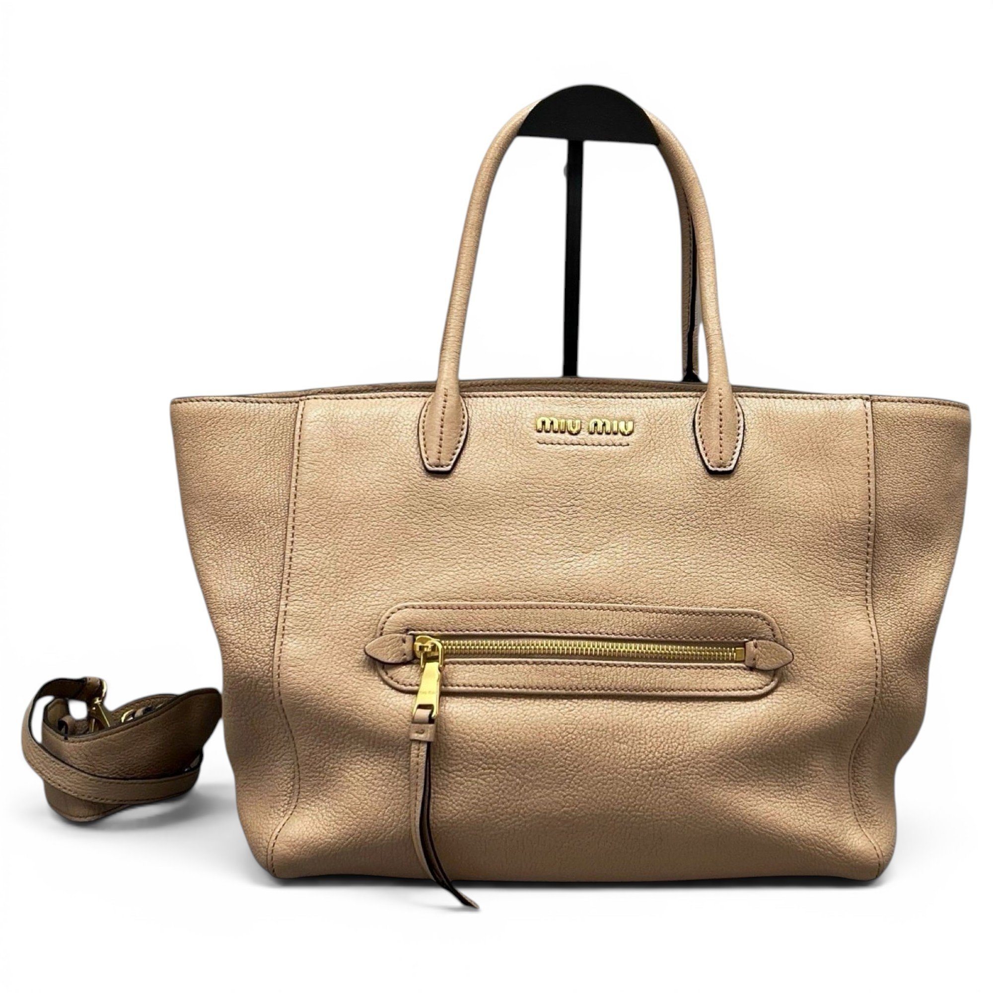 Miu Miu Leather tote