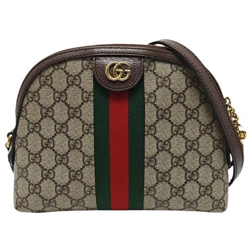 Ophidia leather crossbody bag