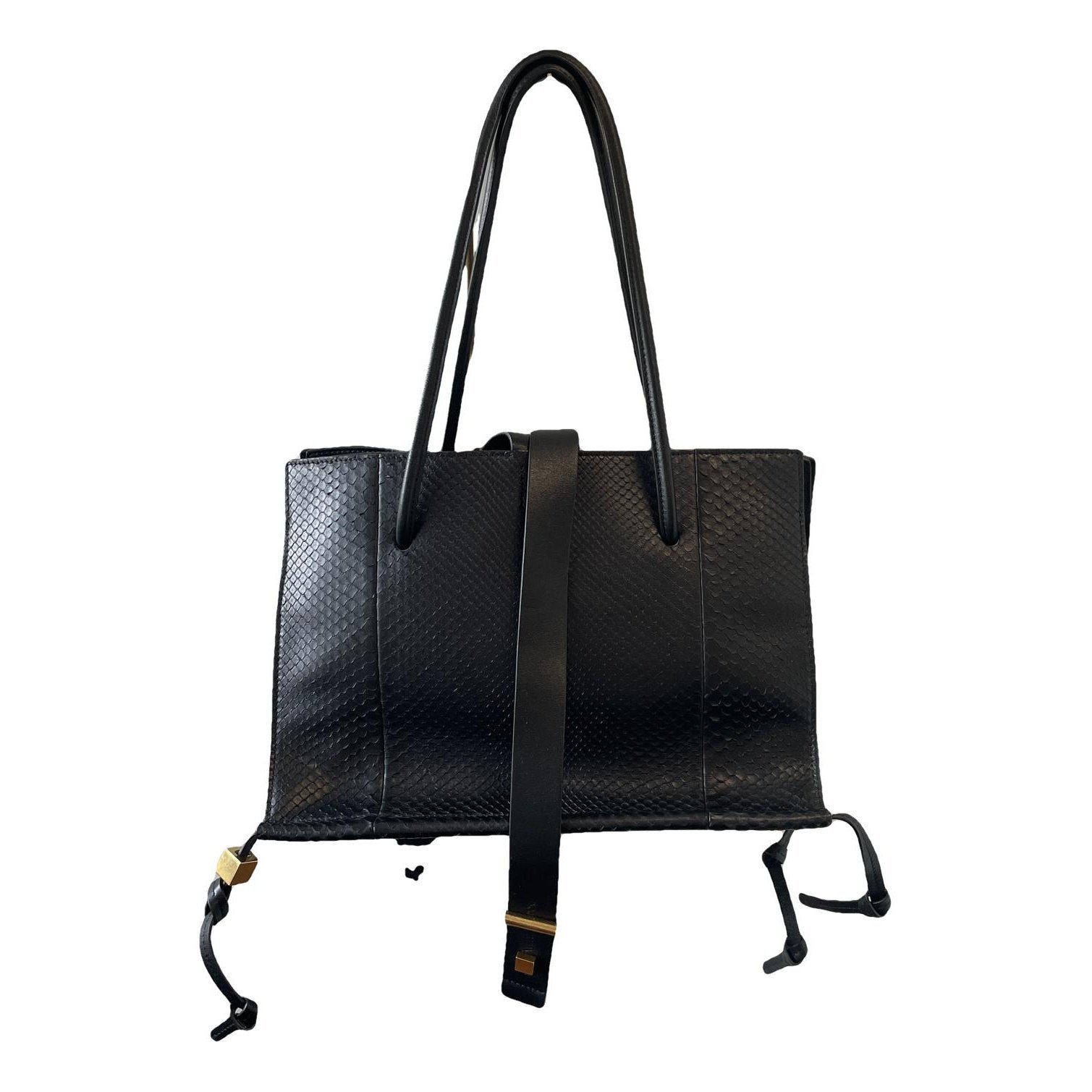 Leather tote