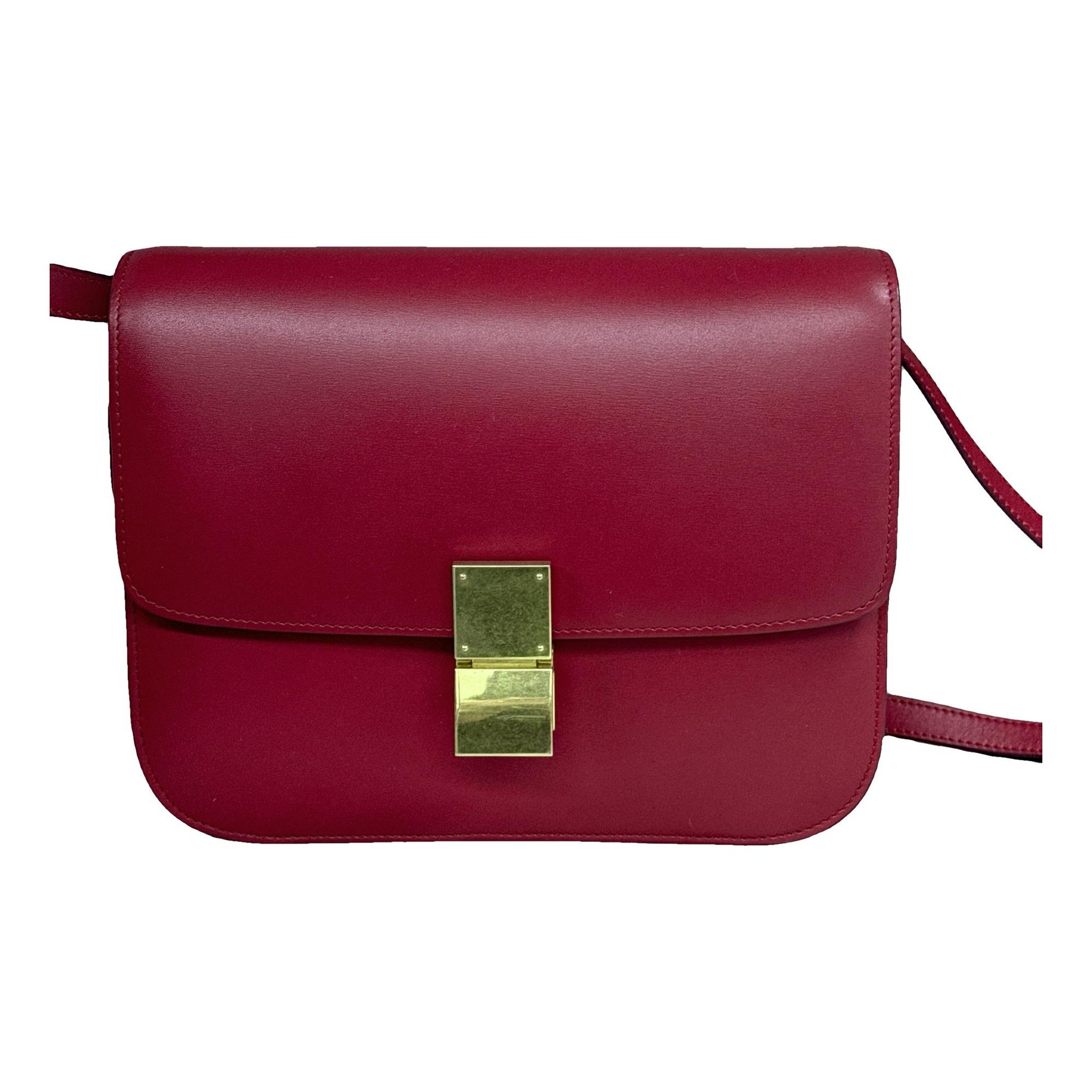 Classic leather crossbody bag