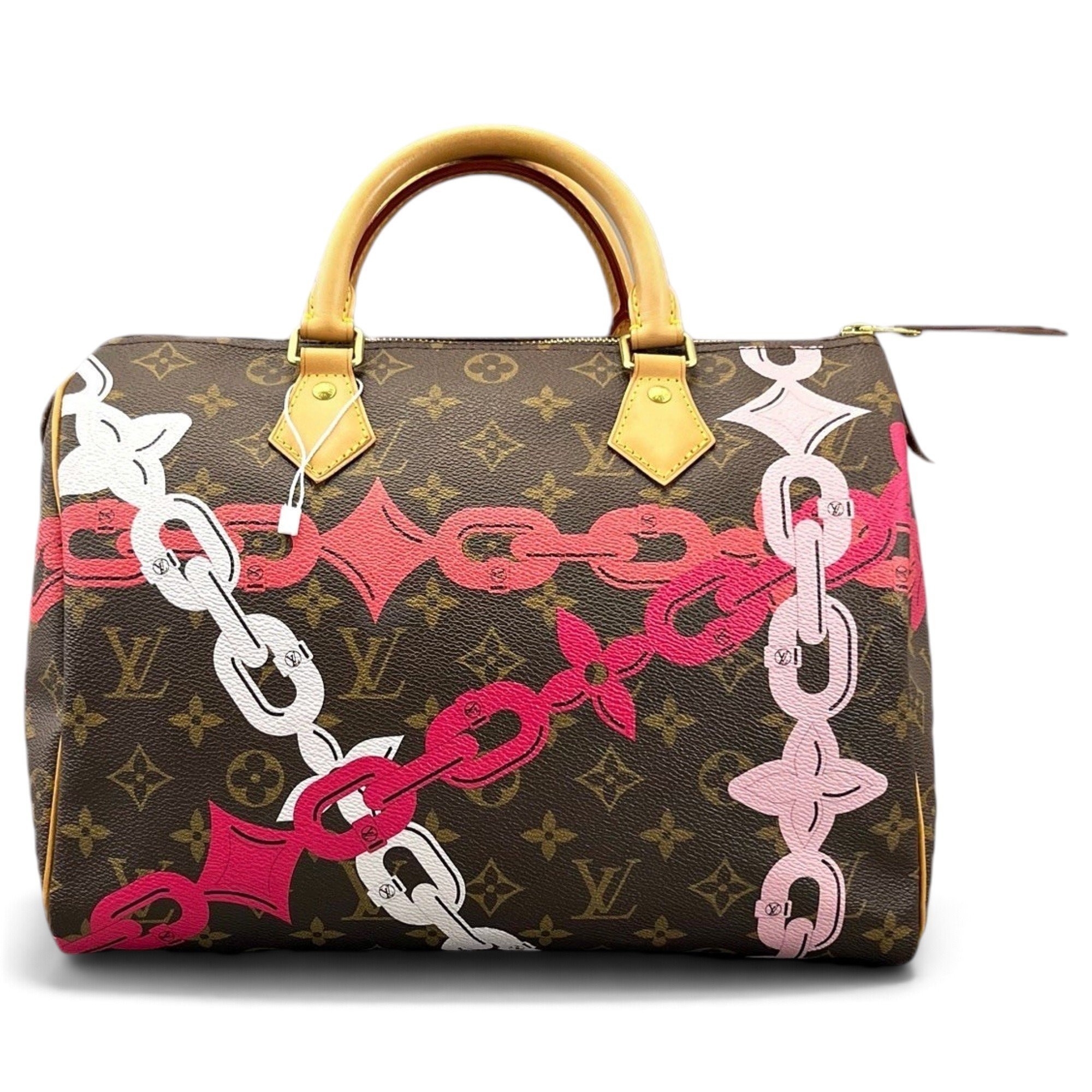 Speedy leather handbag