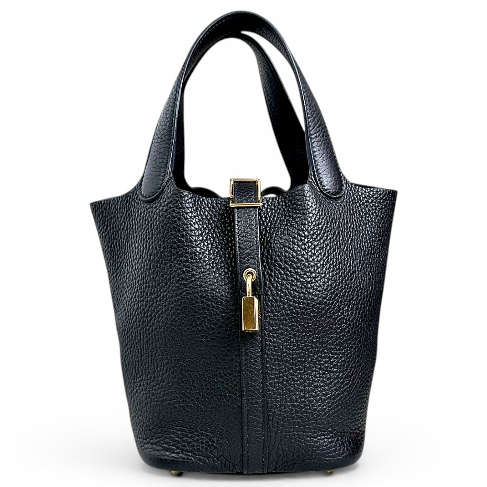 Picotin leather handbag