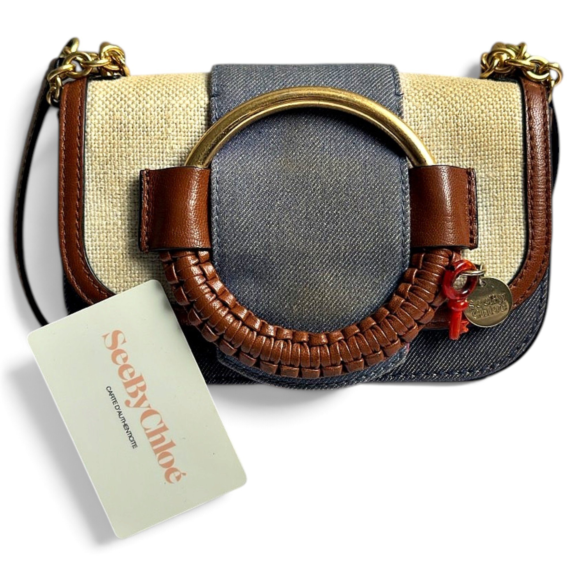 Leather crossbody bag