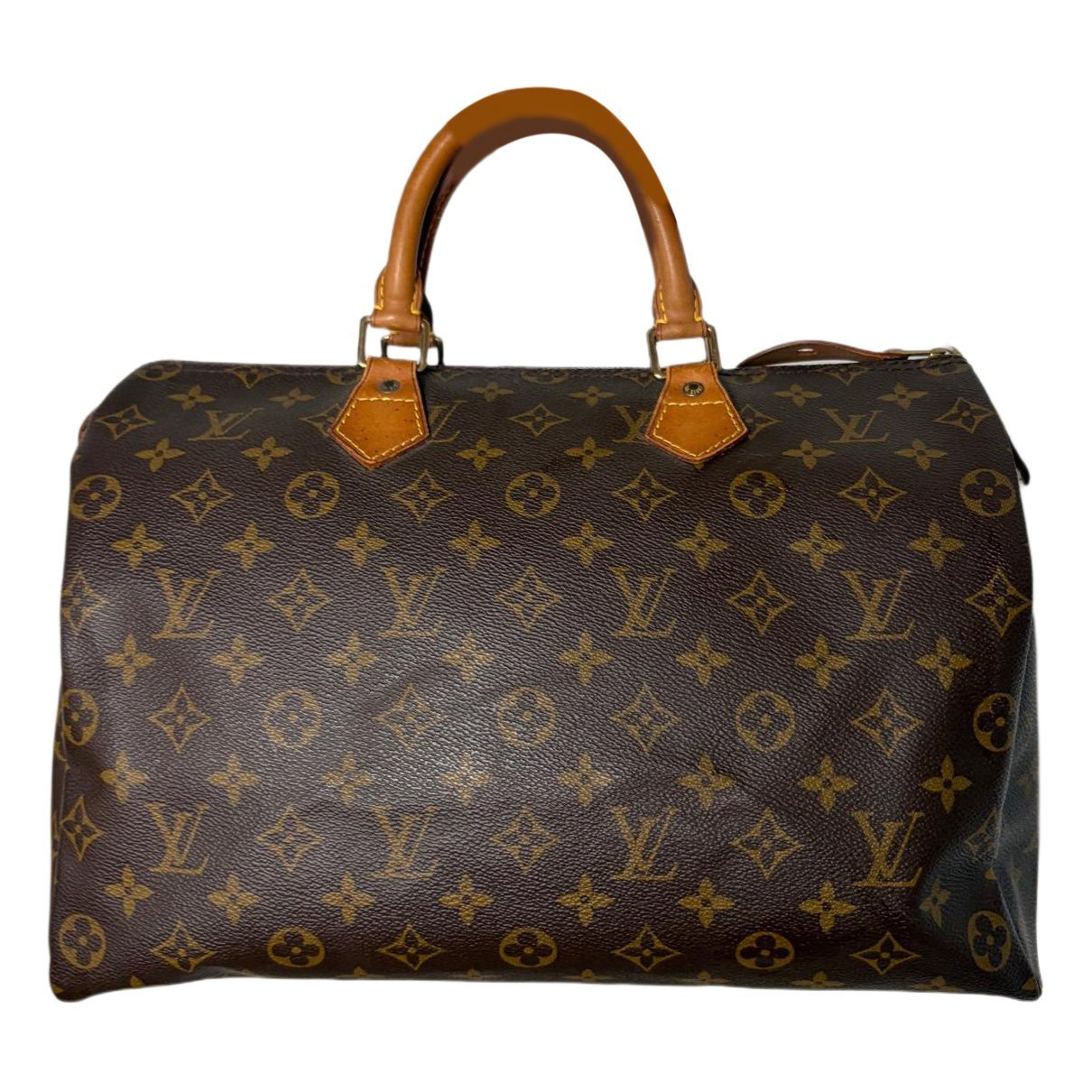 Speedy leather handbag