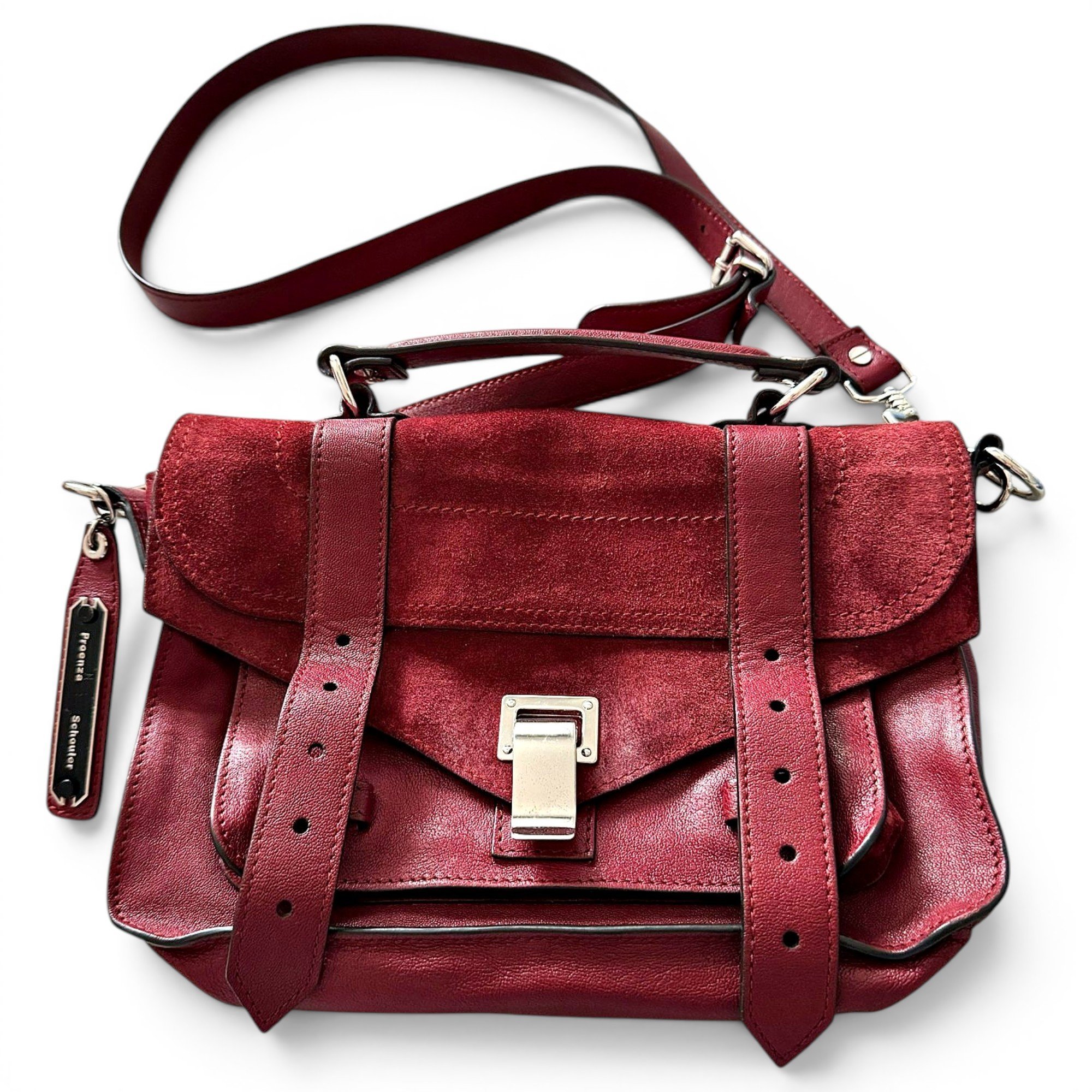Proenza Schouler PS1 leather satchel