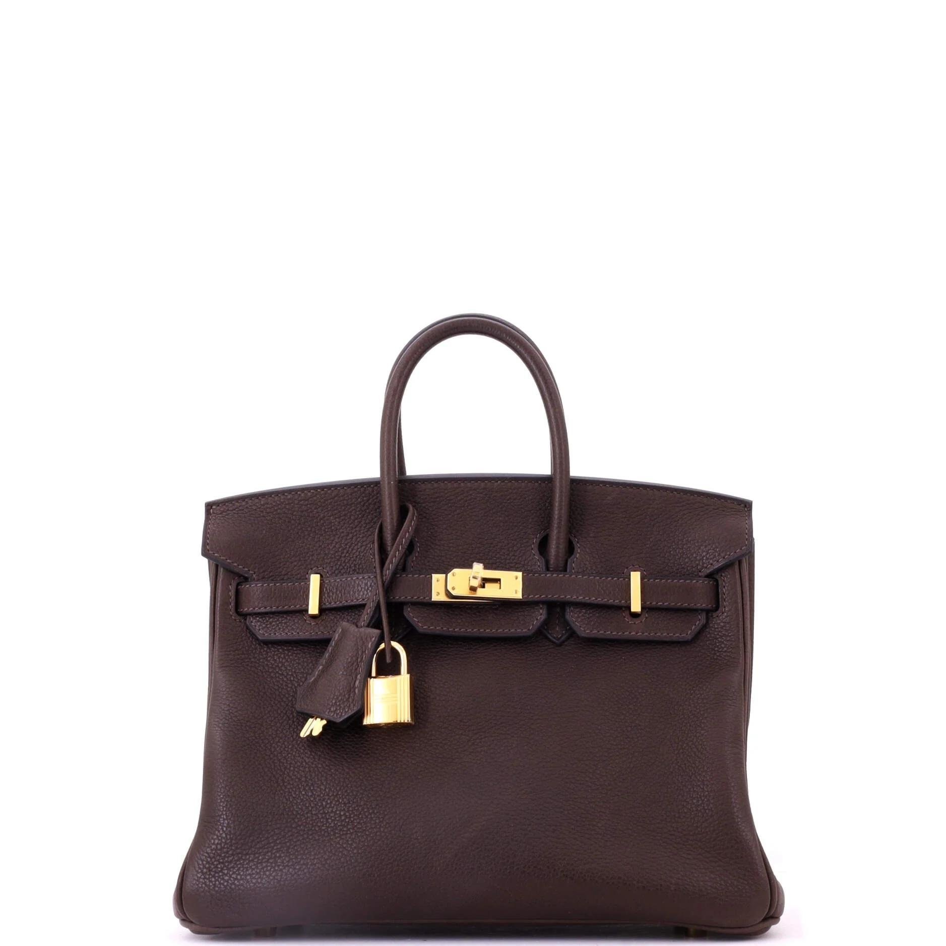 Birkin 25 leather tote