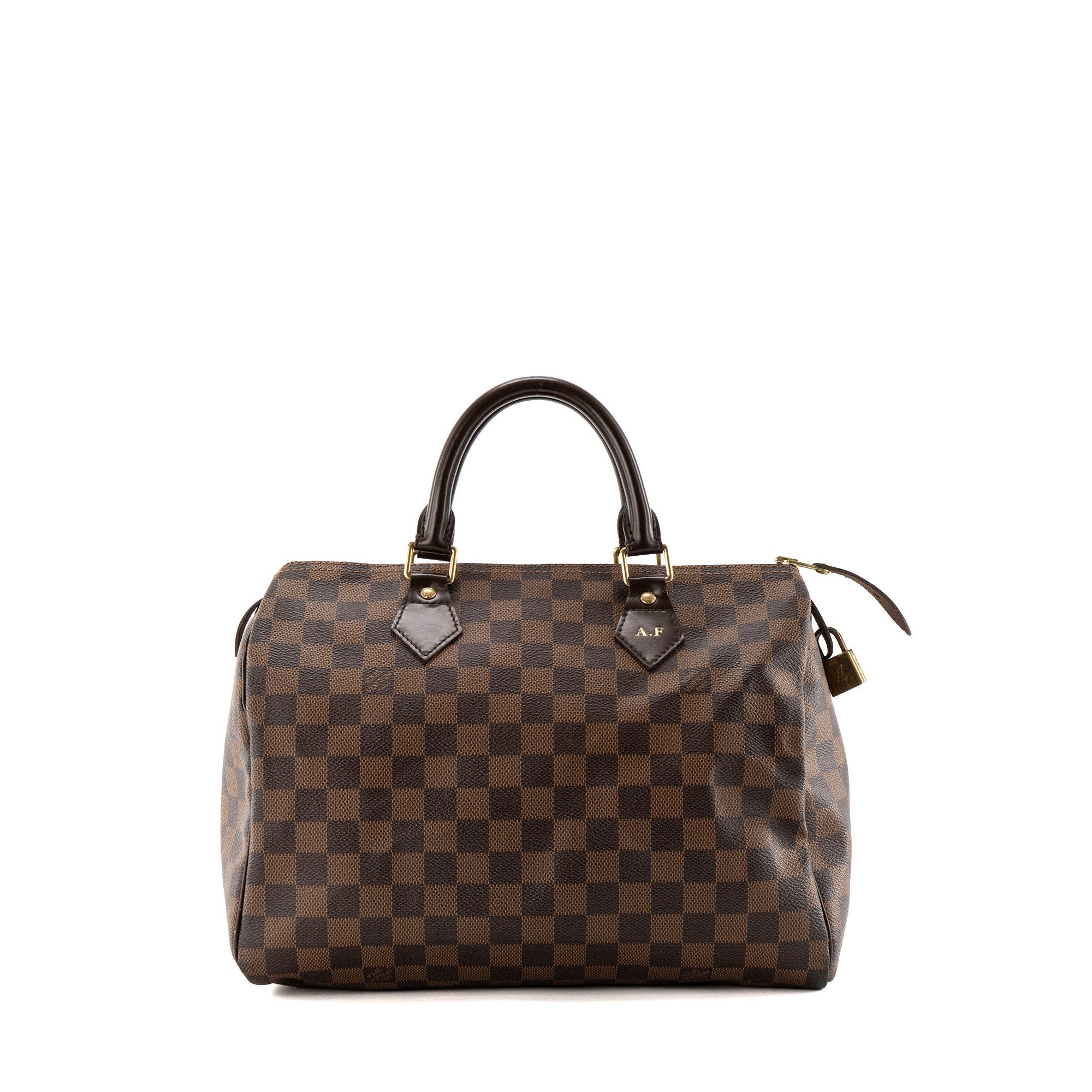 Speedy leather handbag