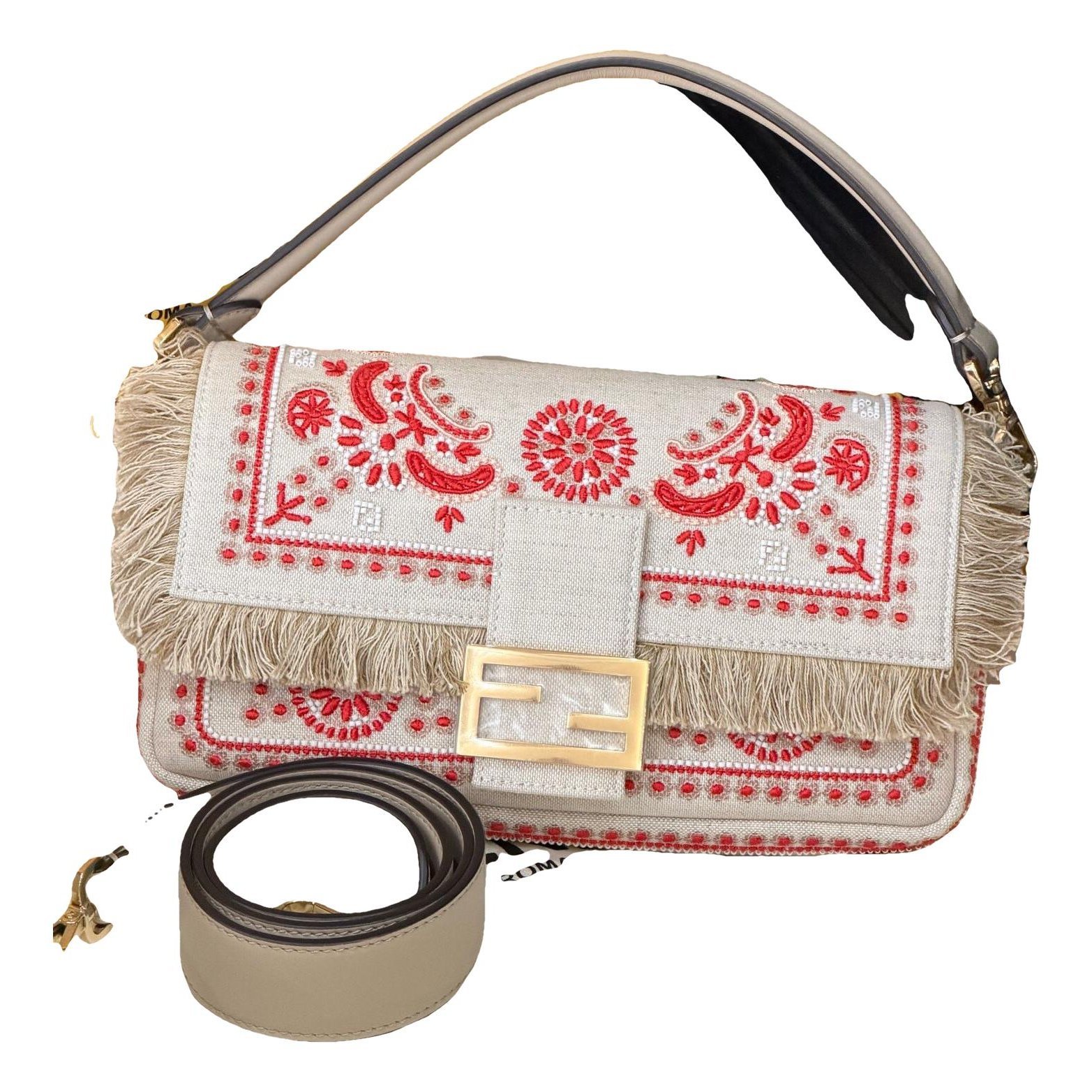Baguette cloth handbag