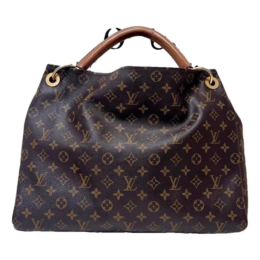Artsy leather handbag