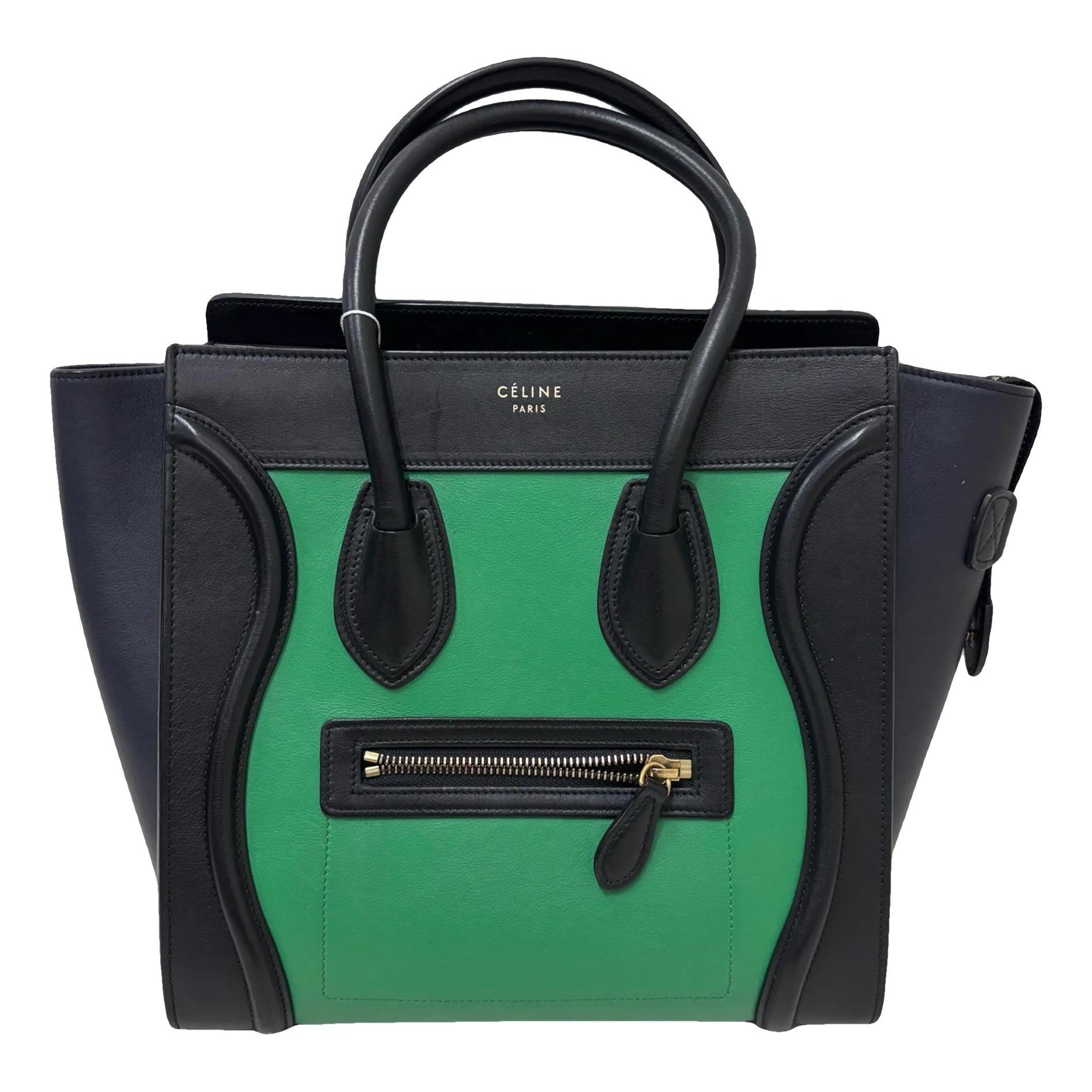 Luggage leather handbag