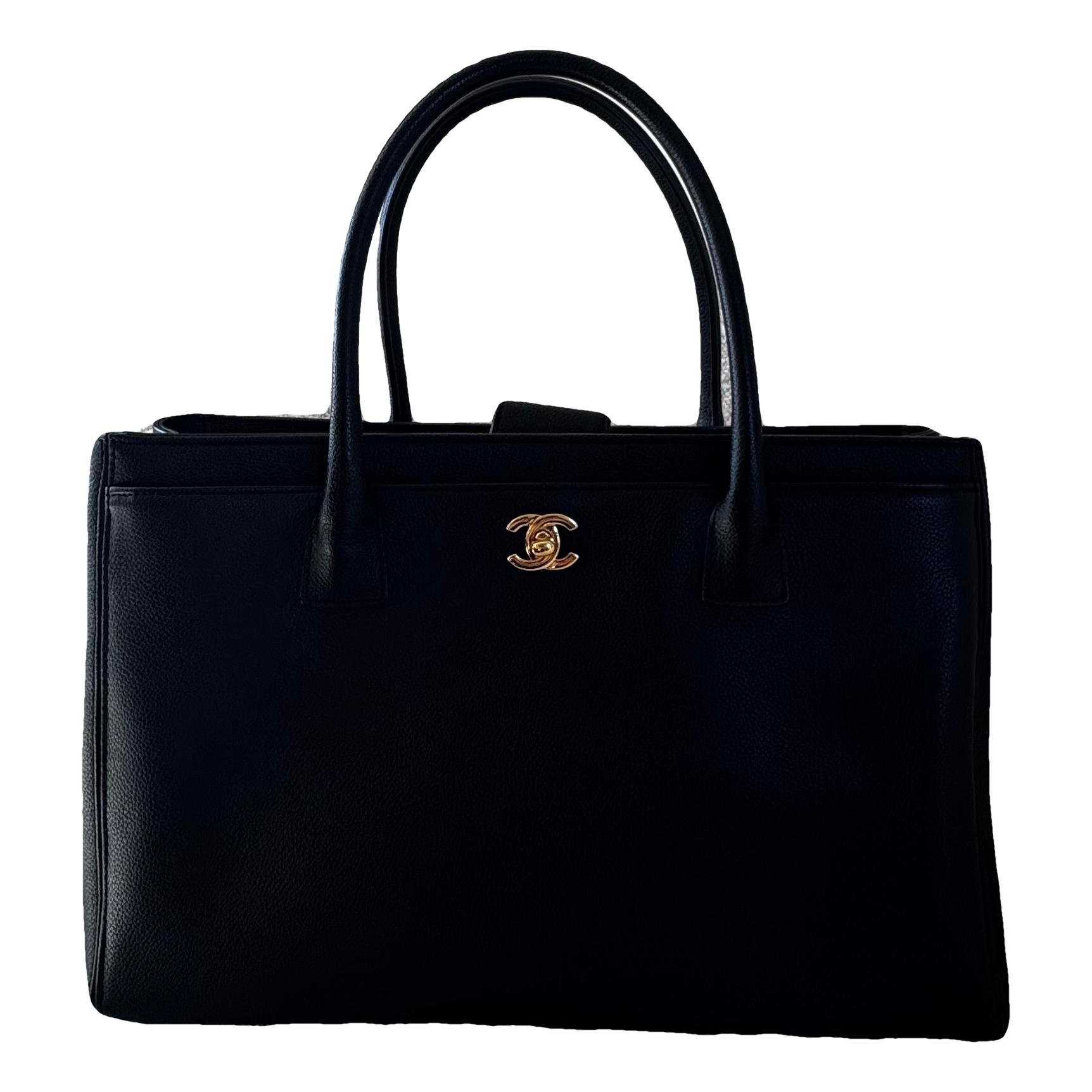 Executive leather tote