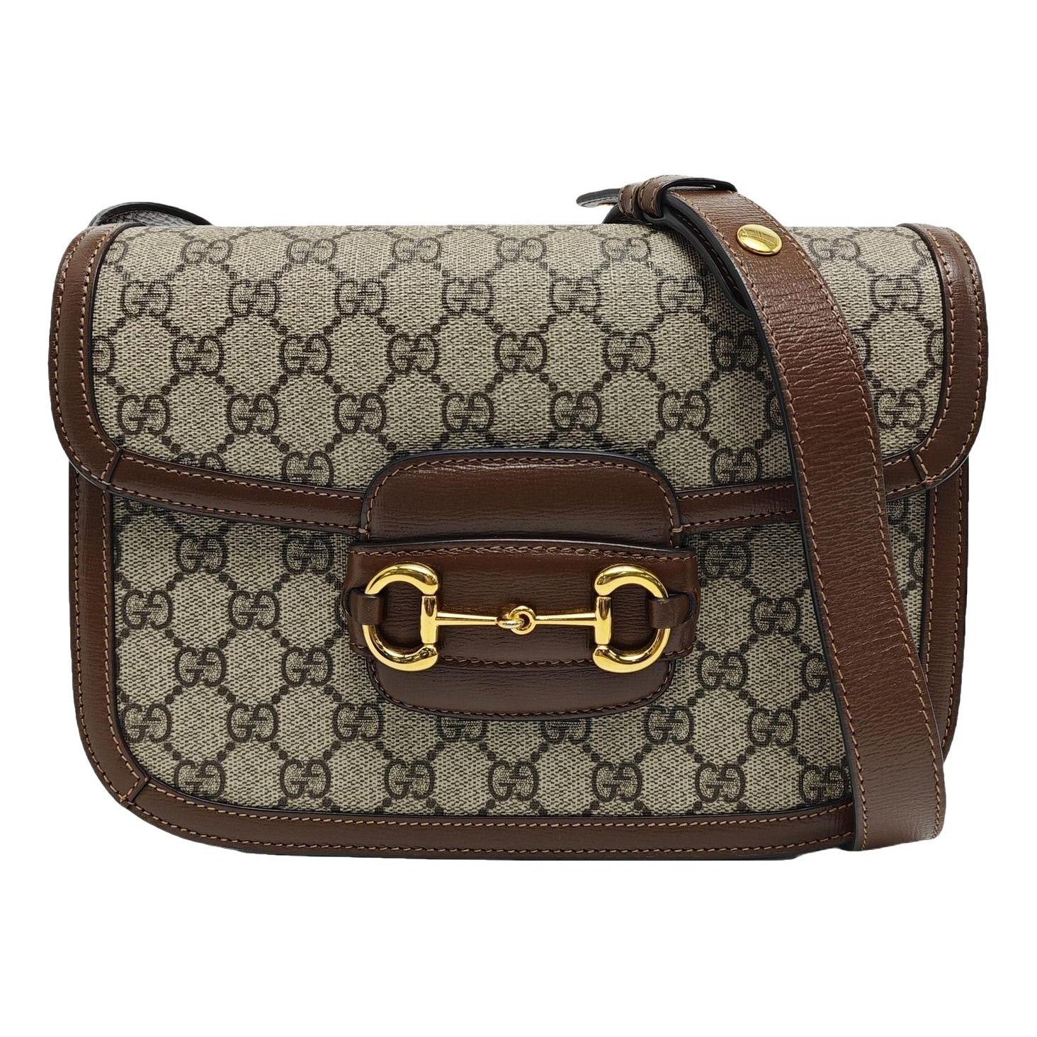 Handle Horsebit 1955 leather handbag