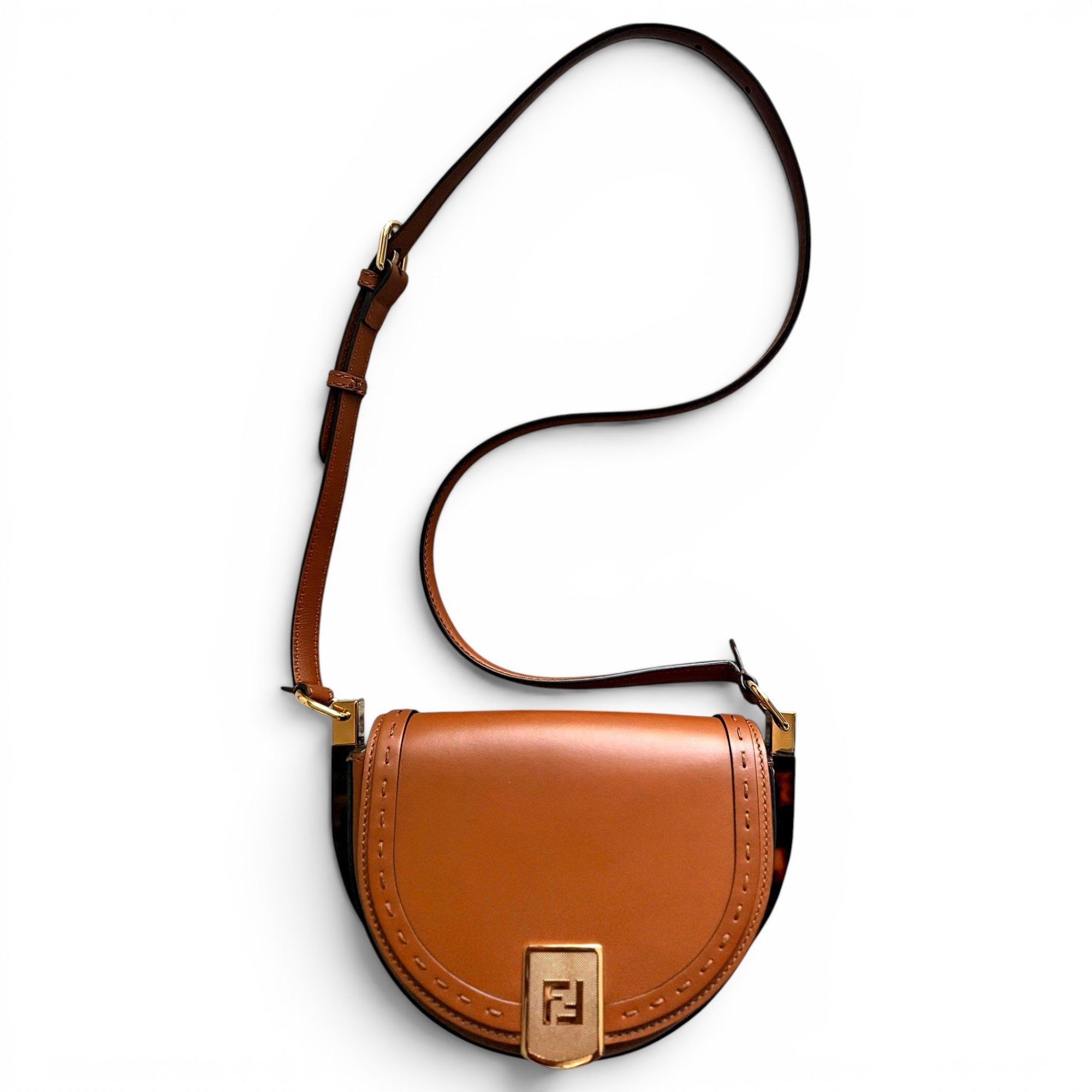 Leather clutch bag