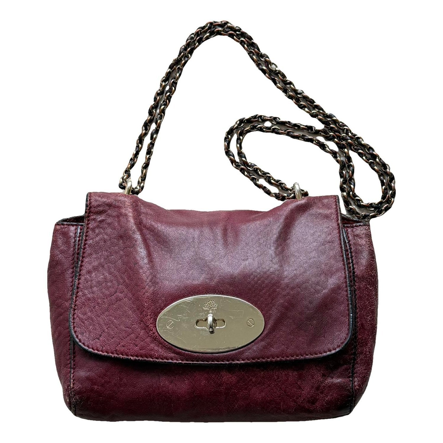 Mulberry Lily leather crossbody bag