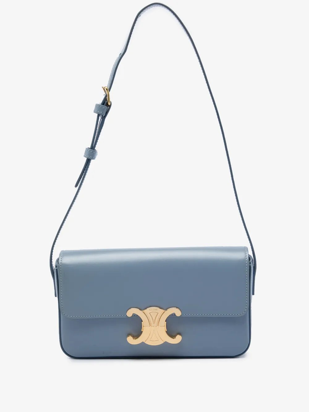 2021 Shiny Calfskin Triomphe Claude shoulder bag