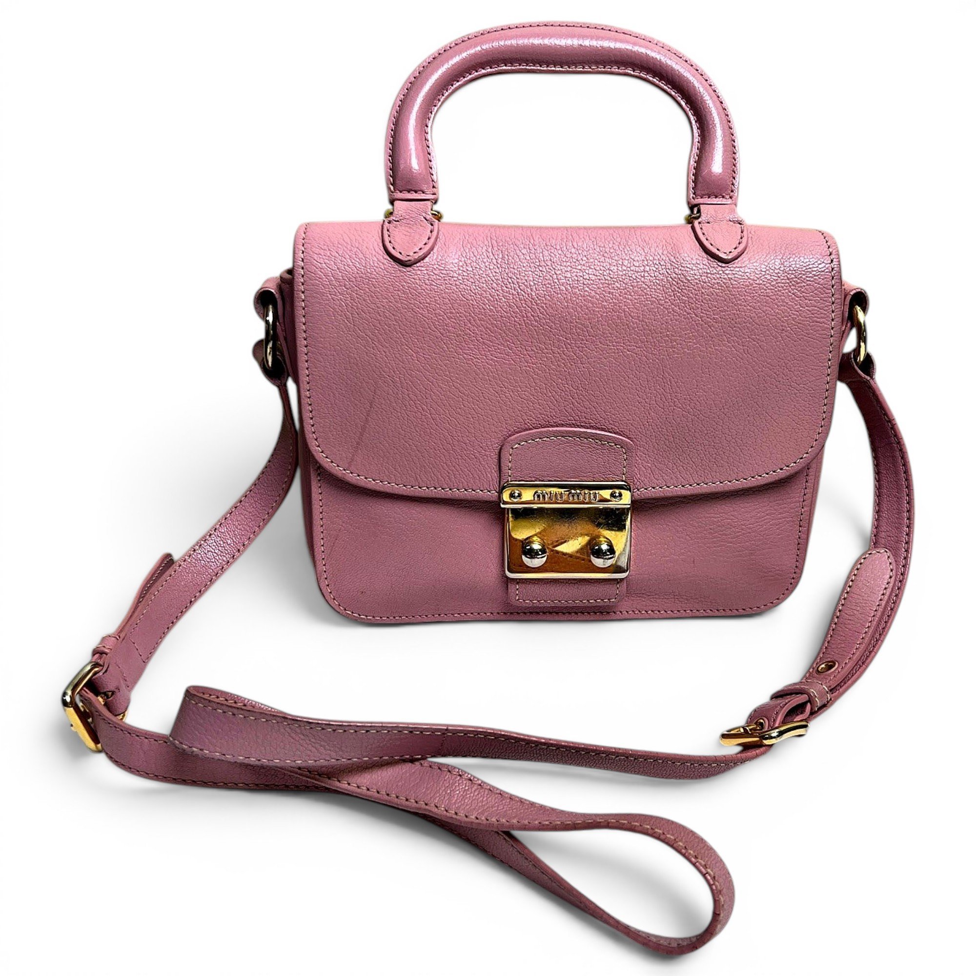 Leather handbag