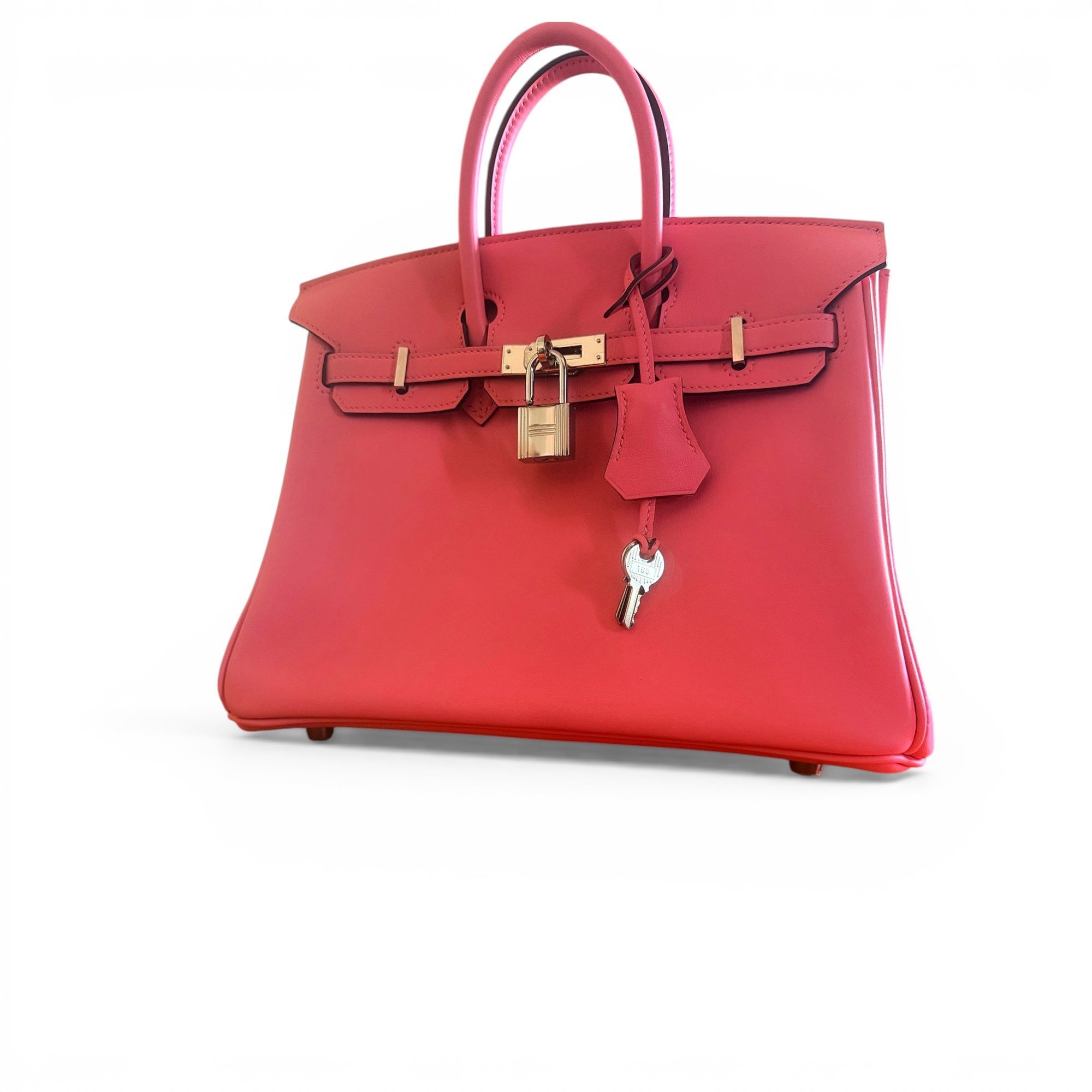 Birkin 25 leather handbag