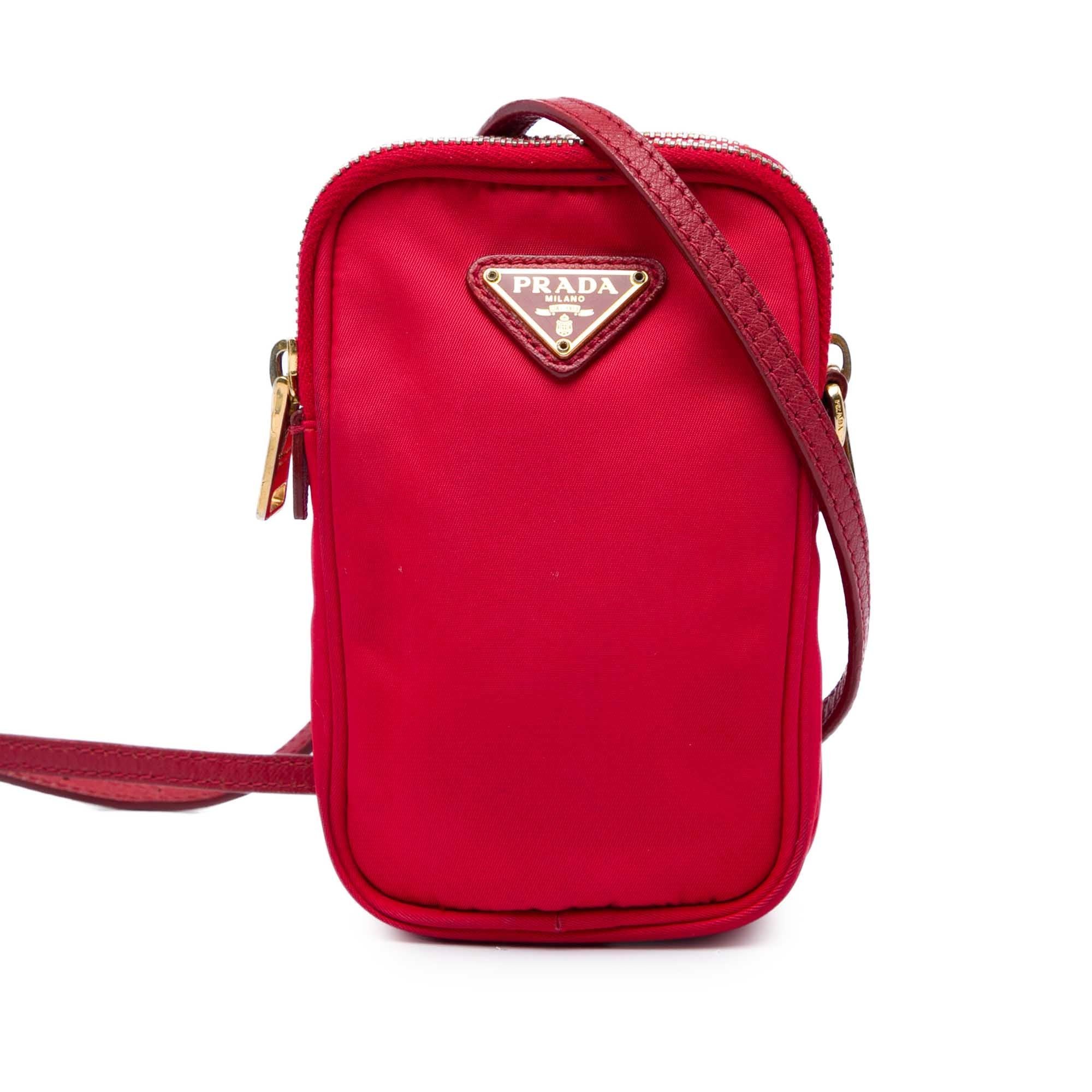 Double leather handbag