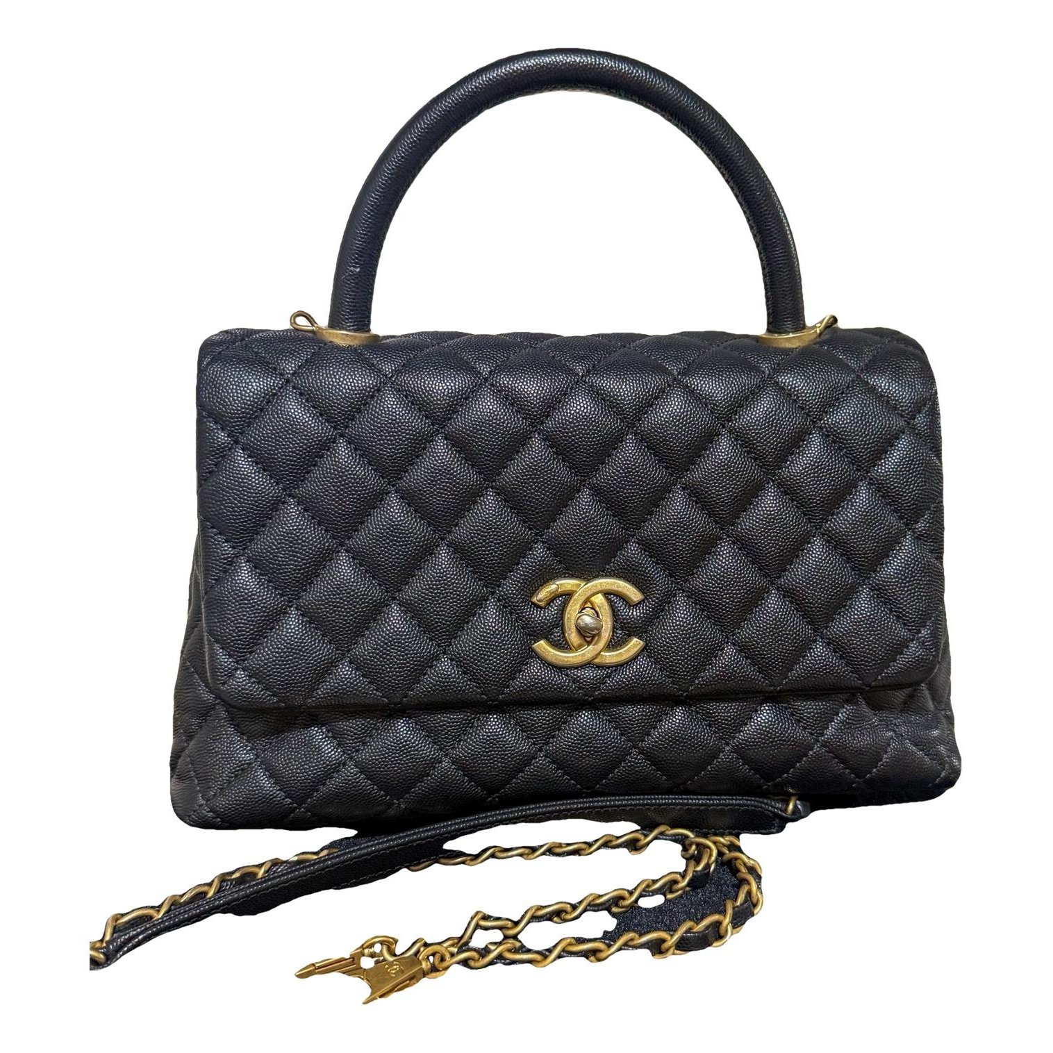 Coco Handle leather handbag