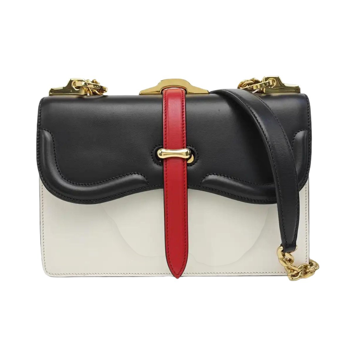 Belle leather crossbody bag