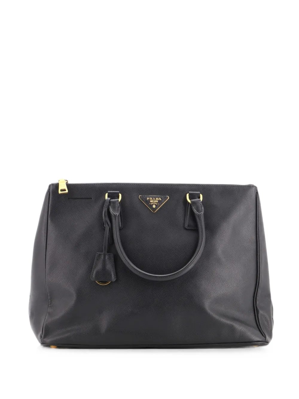 Double Zip Lux Saffiano Leather Large tote bag
