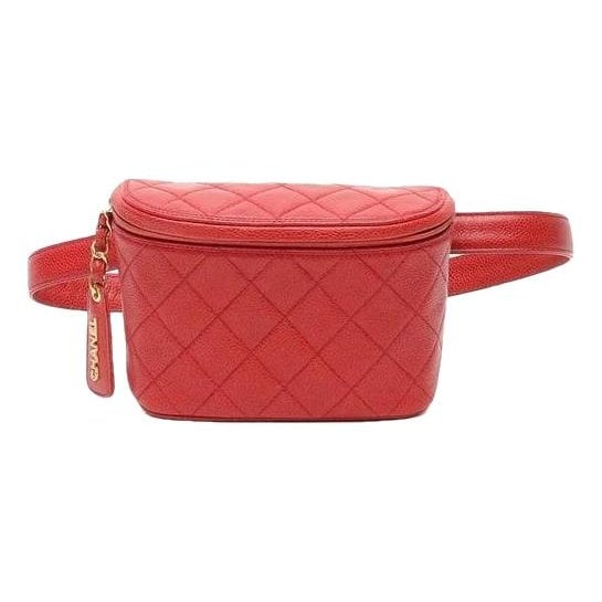 Trendy CC leather crossbody bag