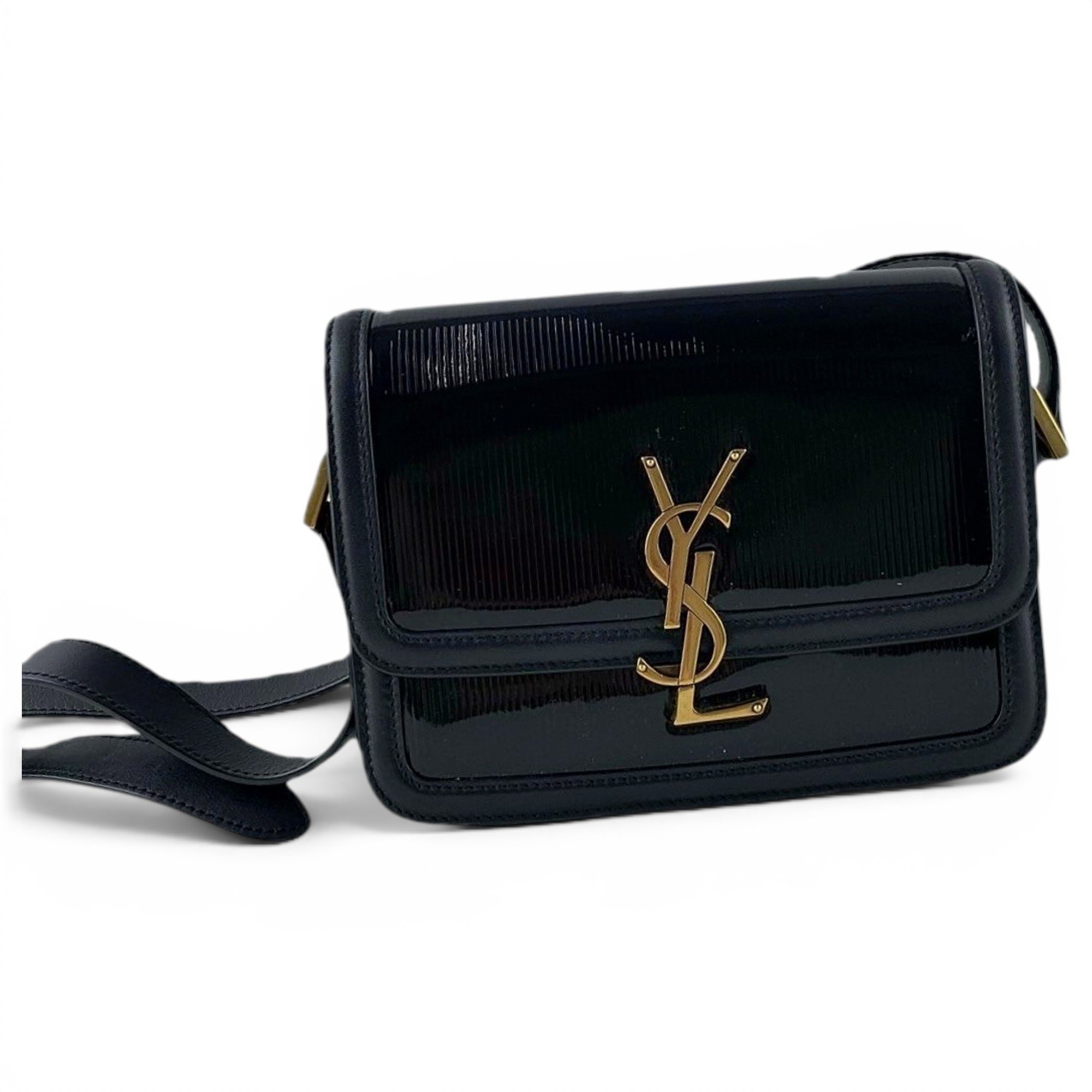 Solférino leather handbag