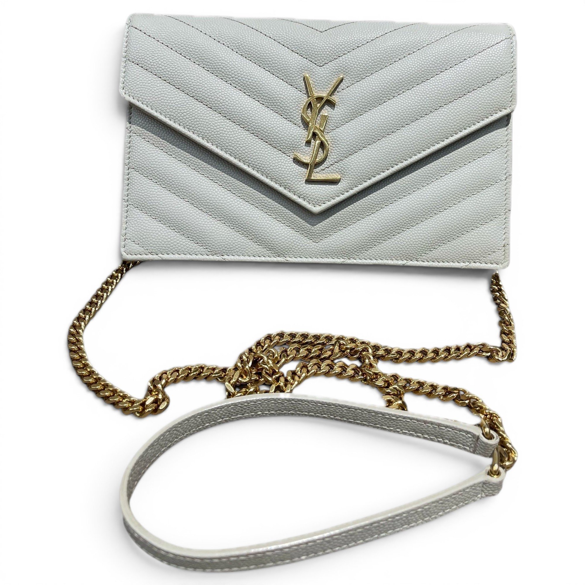 Portefeuille enveloppe leather handbag