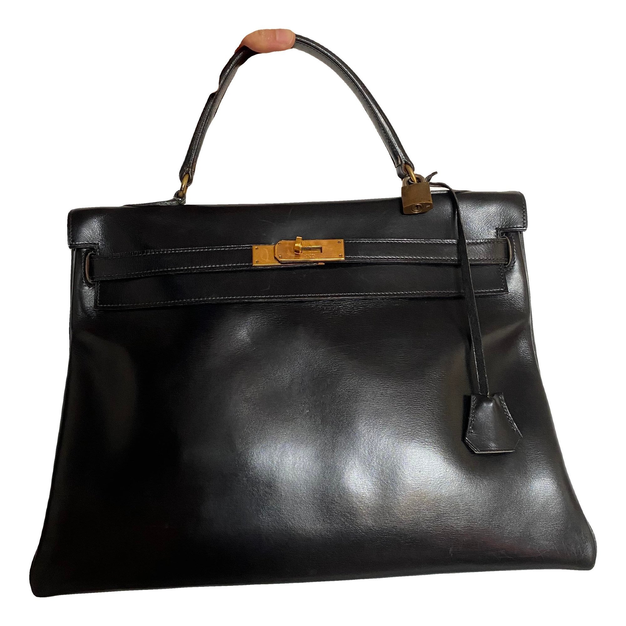 Kelly 35 leather handbag