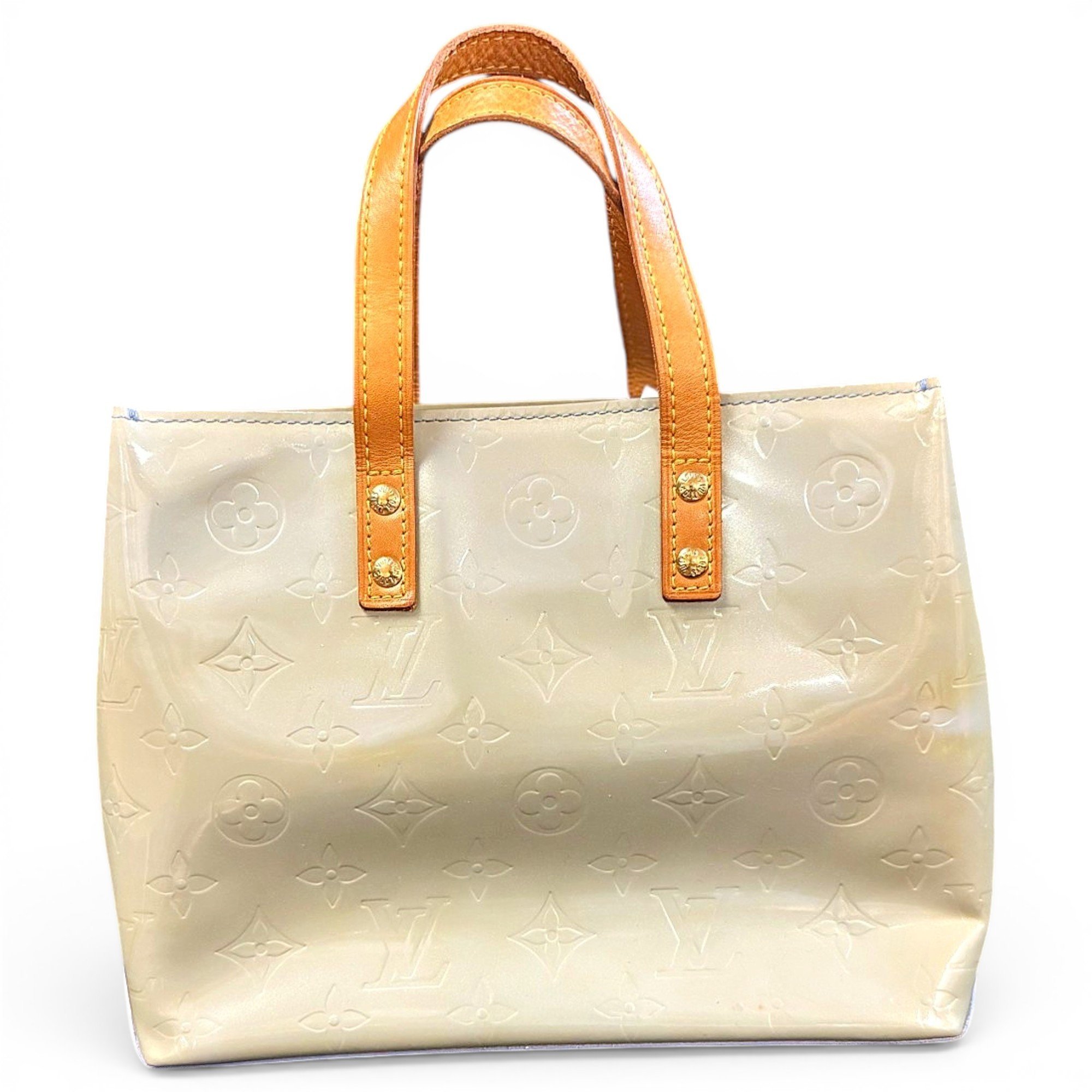 Reade patent leather tote