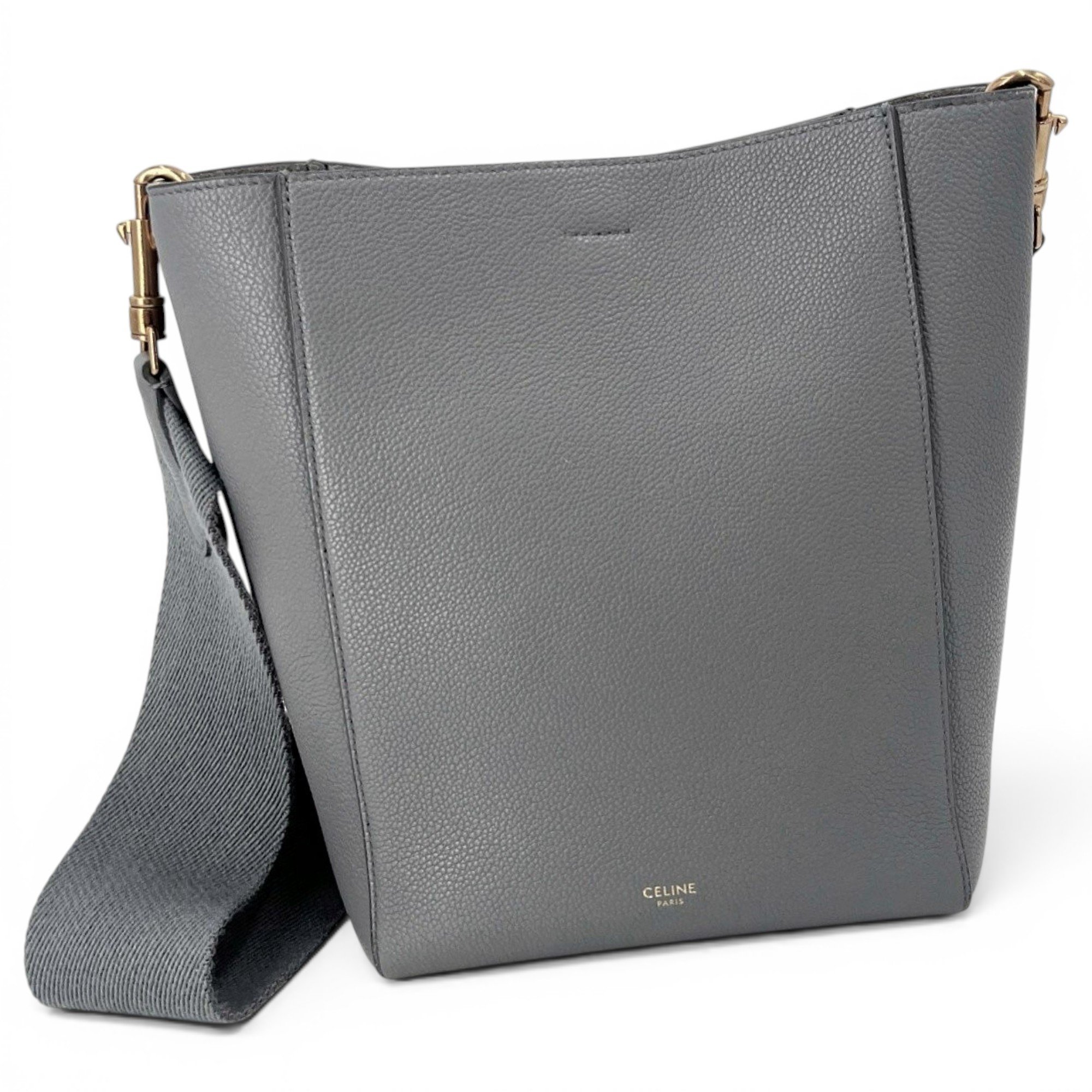 Seau Sangle leather handbag