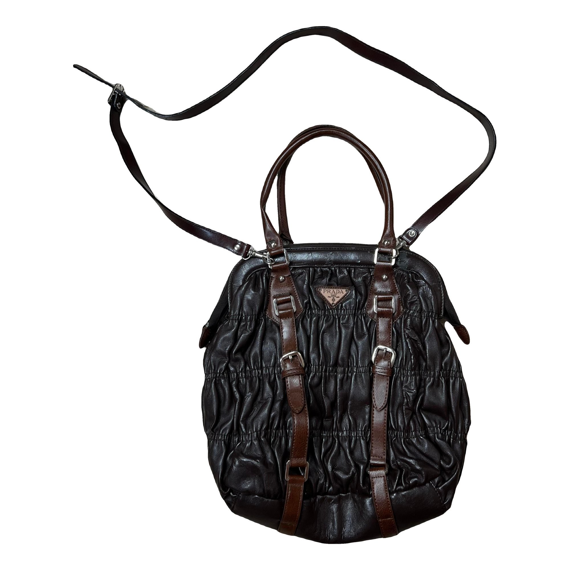 Leather tote
