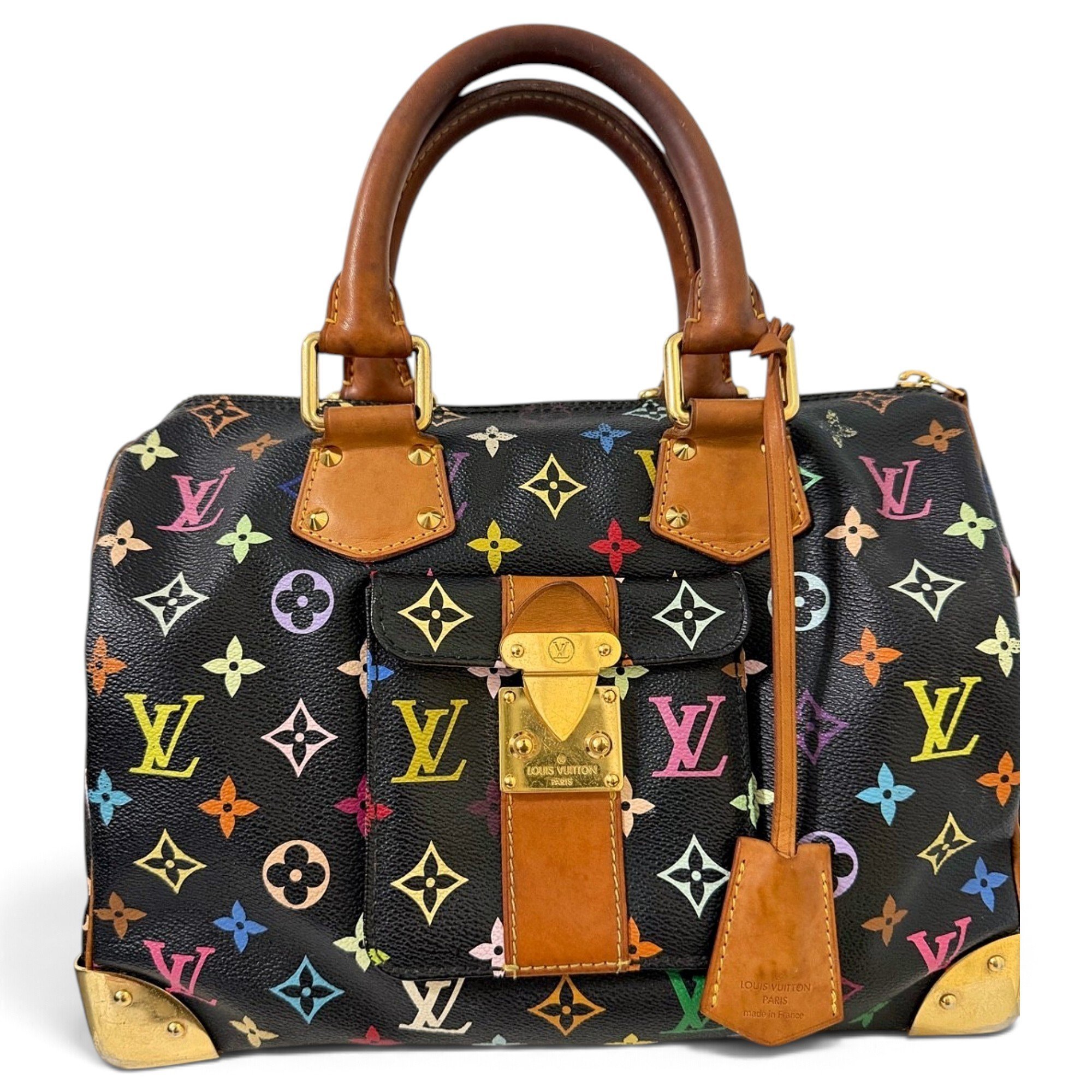 Louis Vuitton Speedy leather handbag