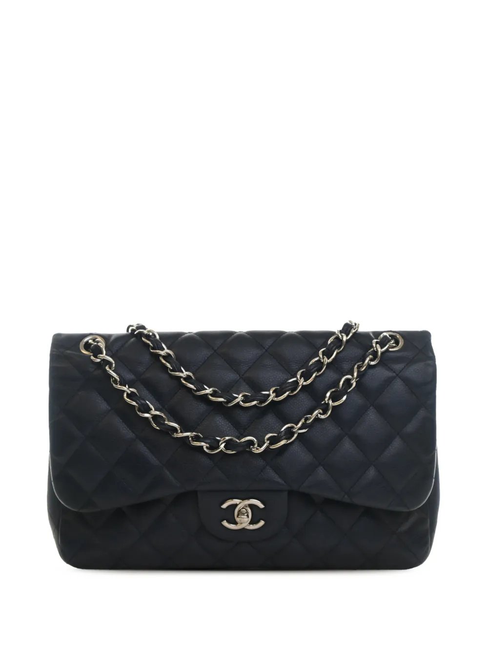 2011 Jumbo Classic Caviar Double Flap shoulder bag