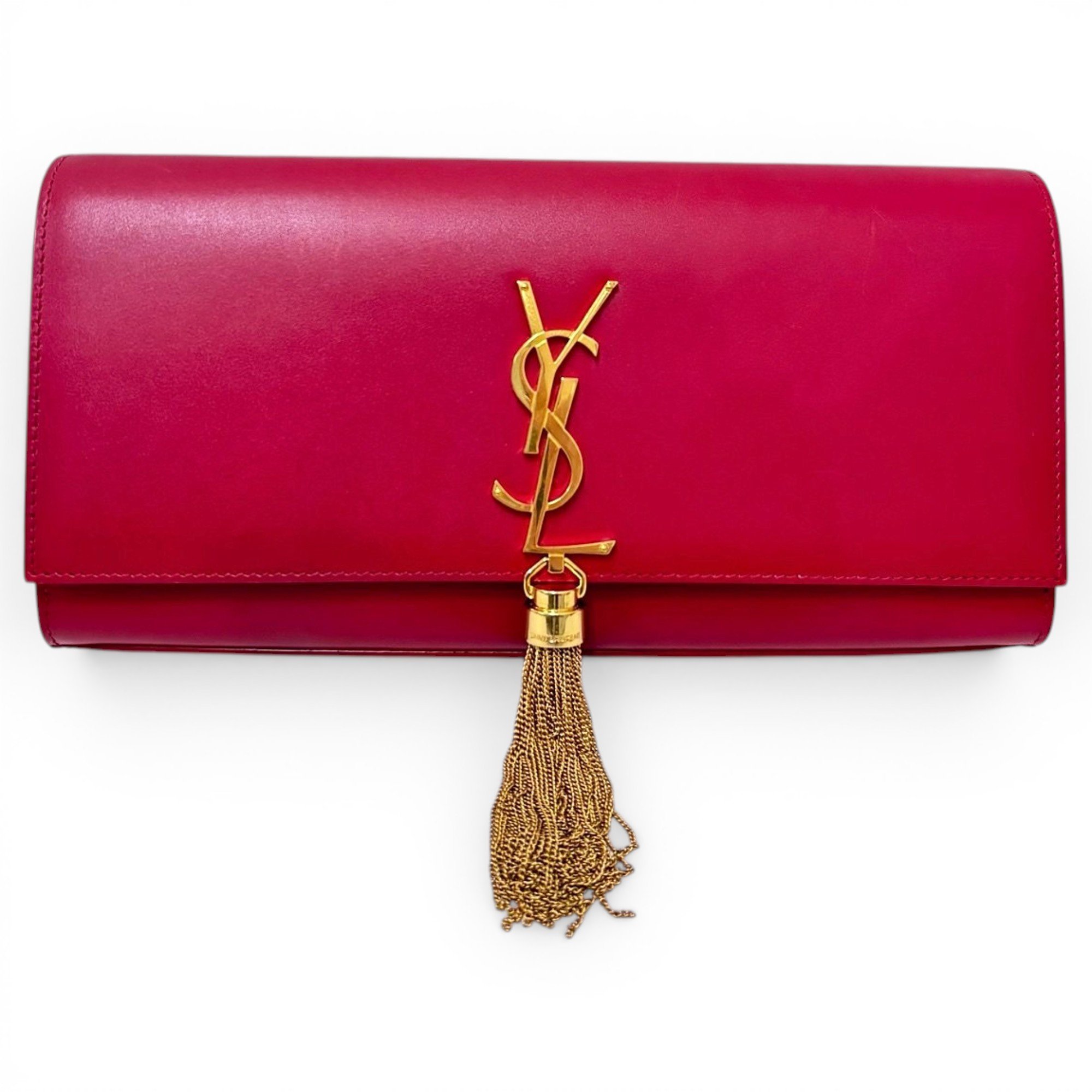 Kate monogramme leather clutch bag