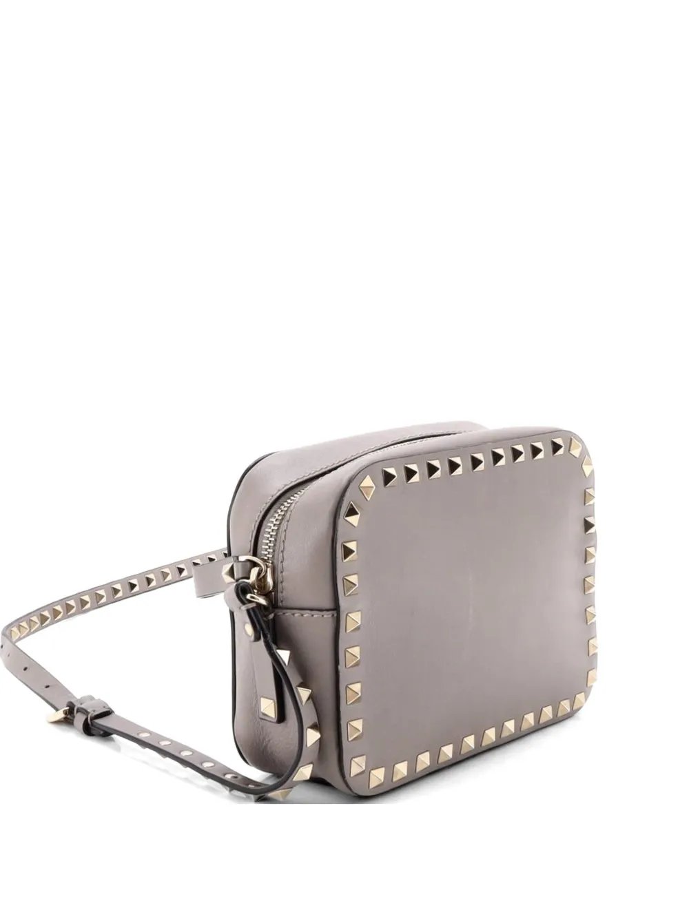 Rockstud Camera Leather crossbody bag