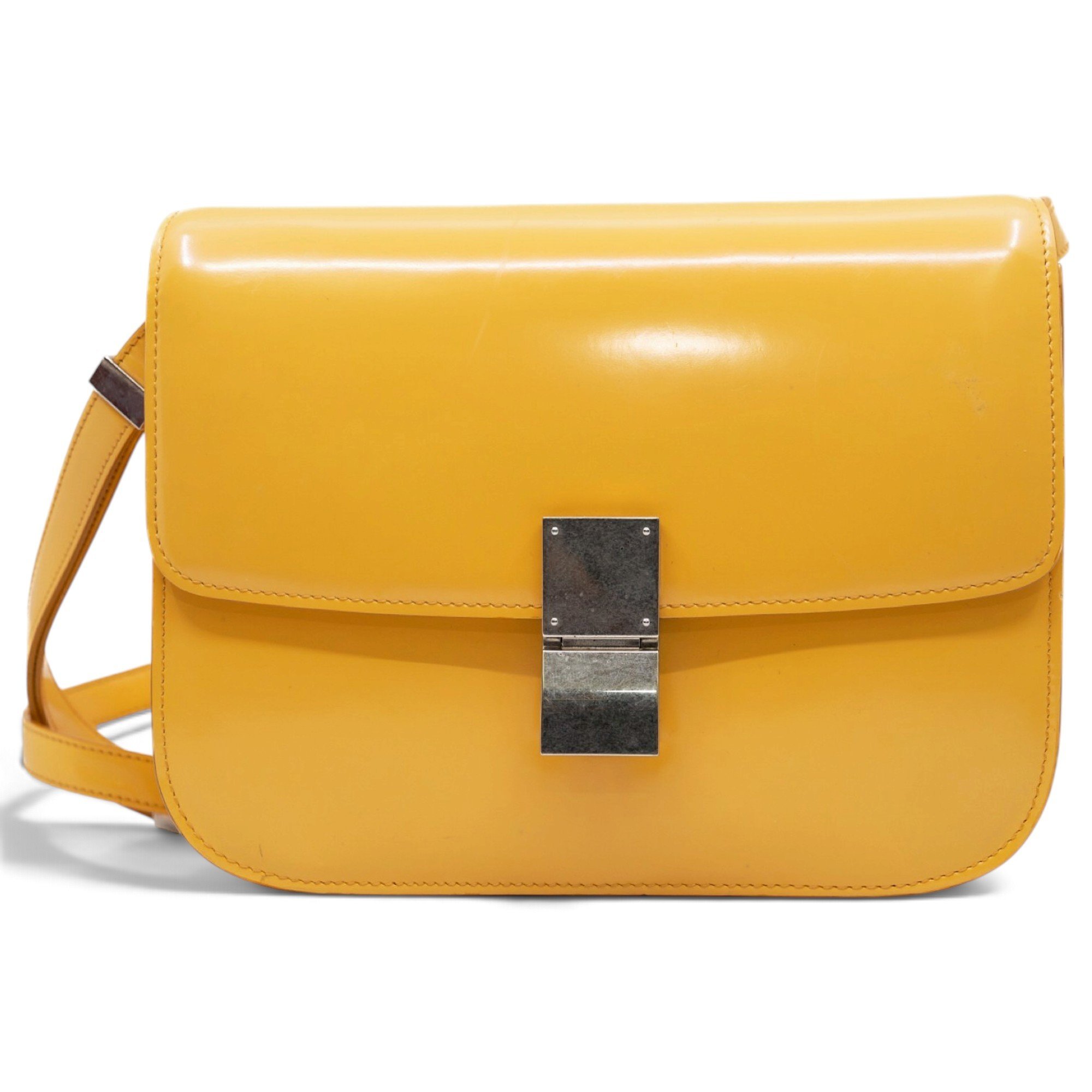 Classic patent leather crossbody bag