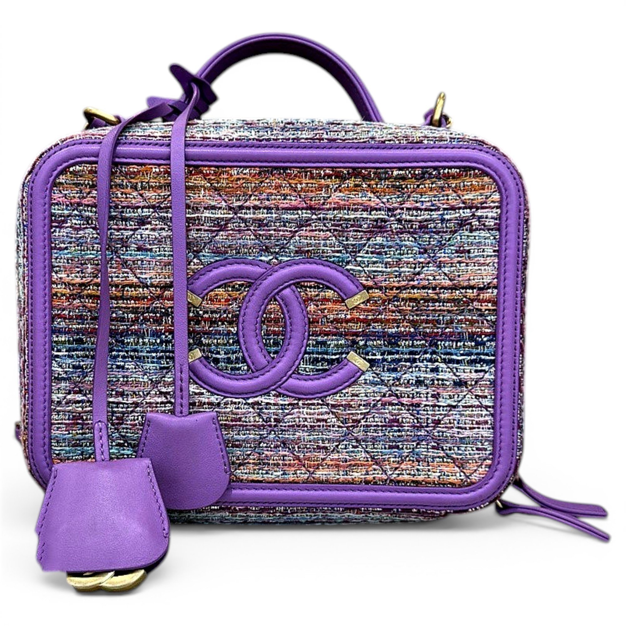 Vanity tweed handbag