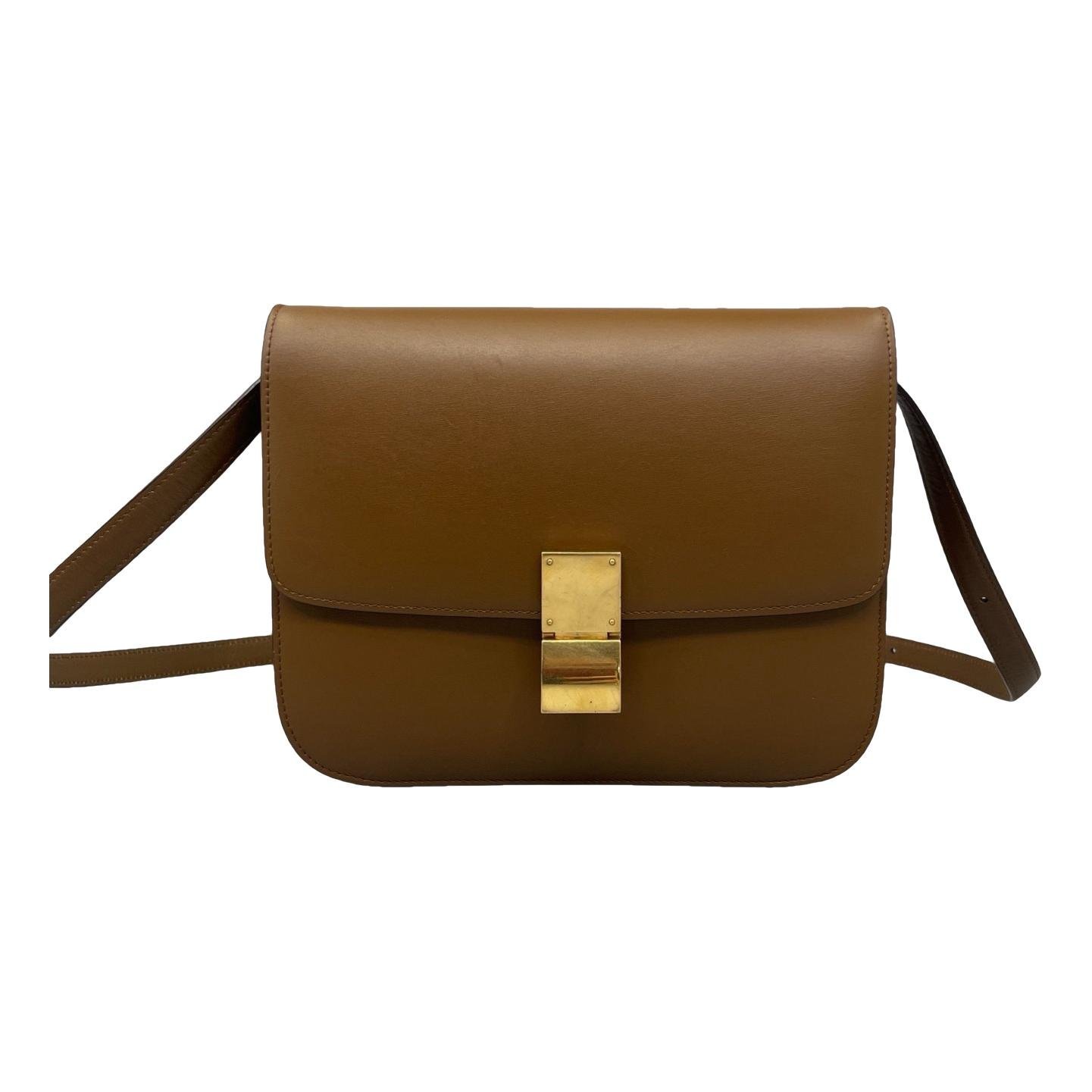 Classic leather crossbody bag