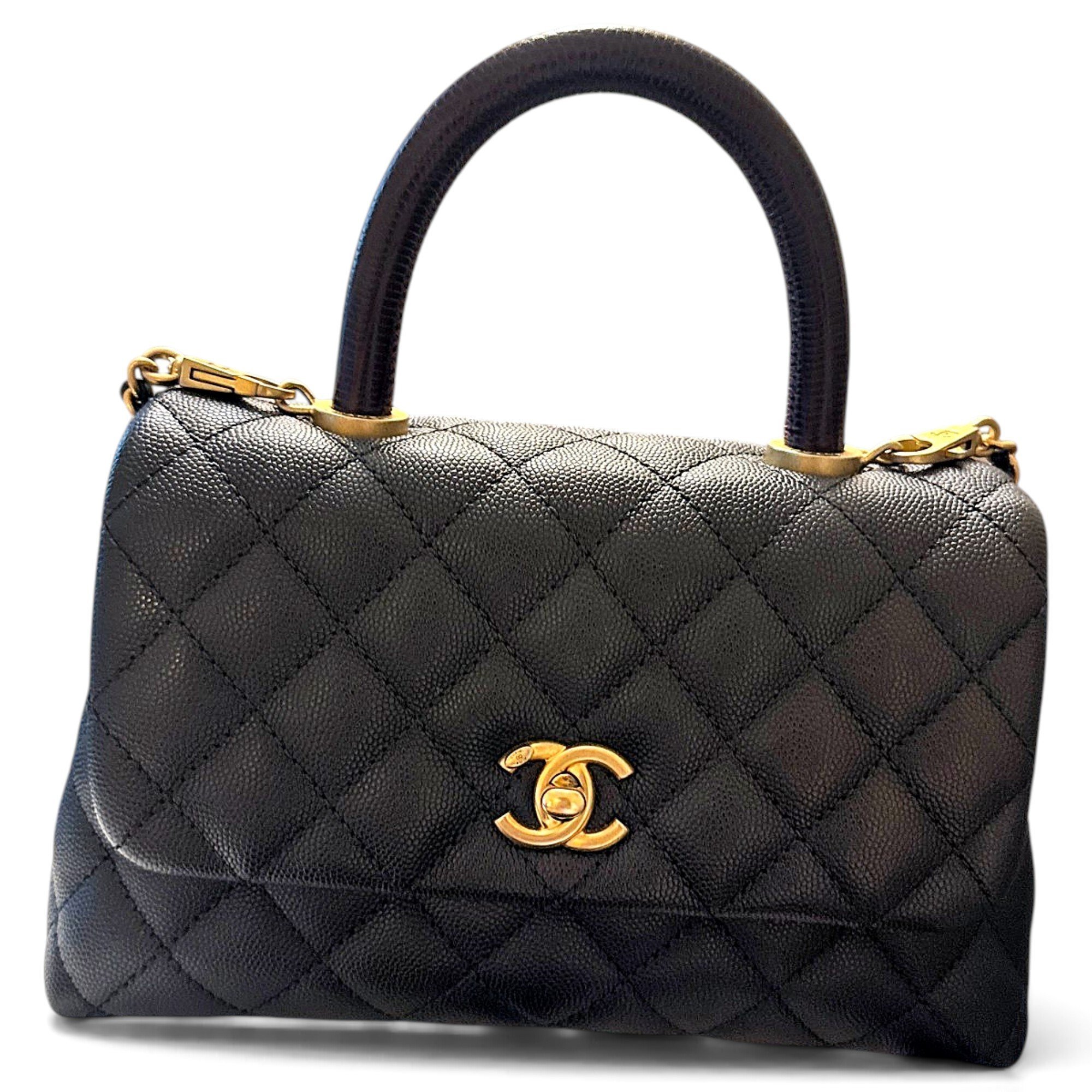 Coco Handle leather handbag